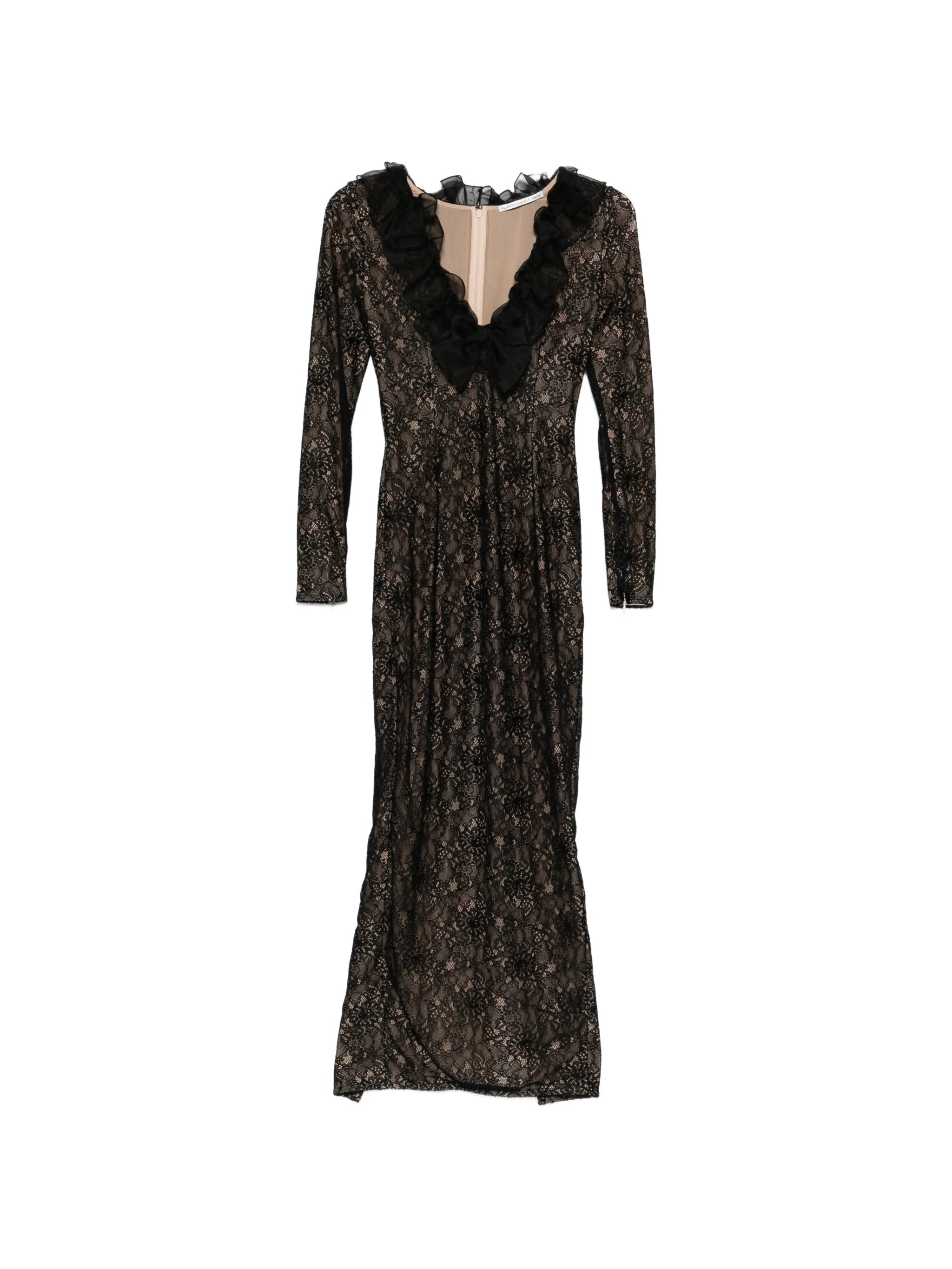 lace maxi dress