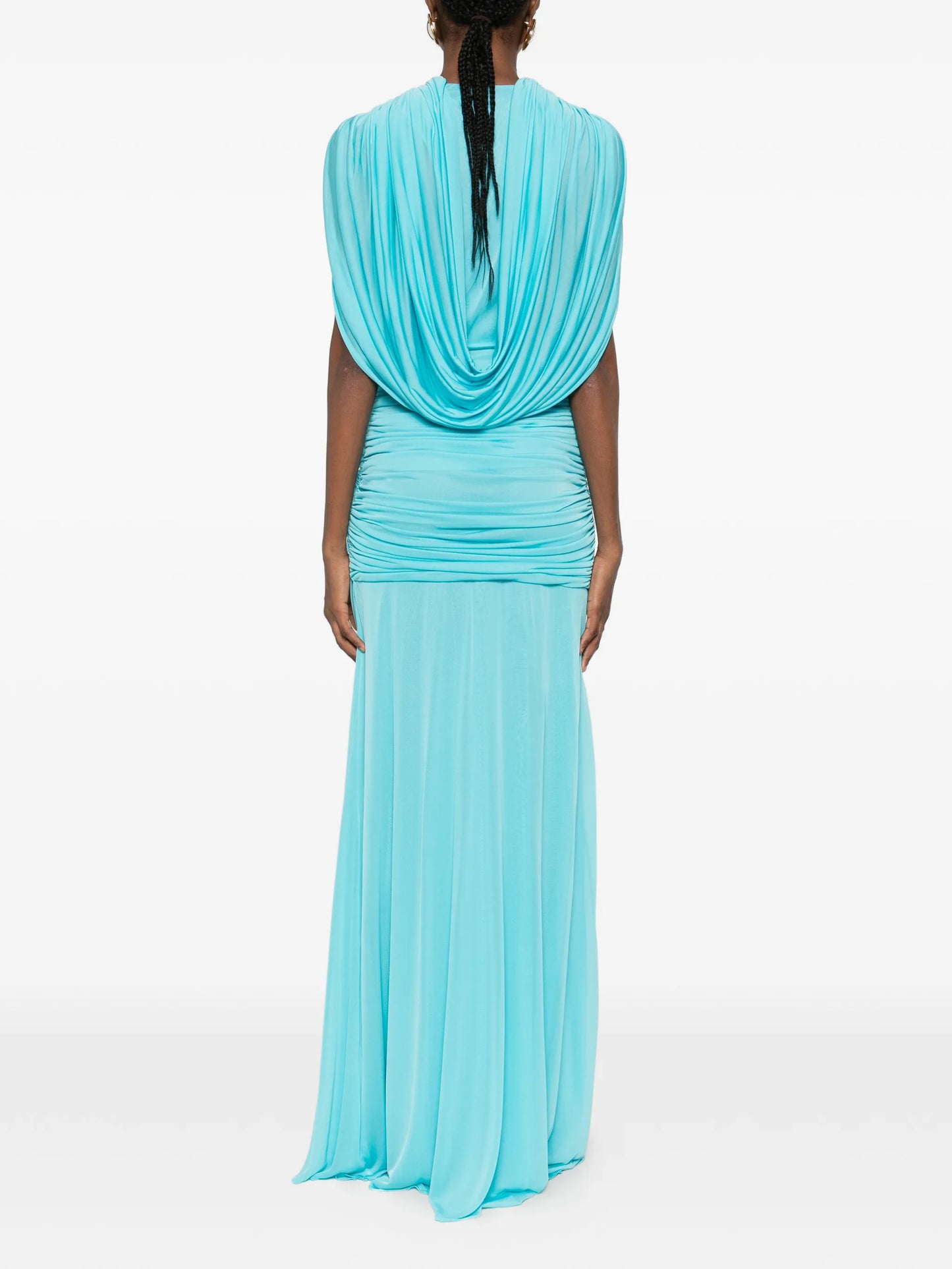 ripple drape dress