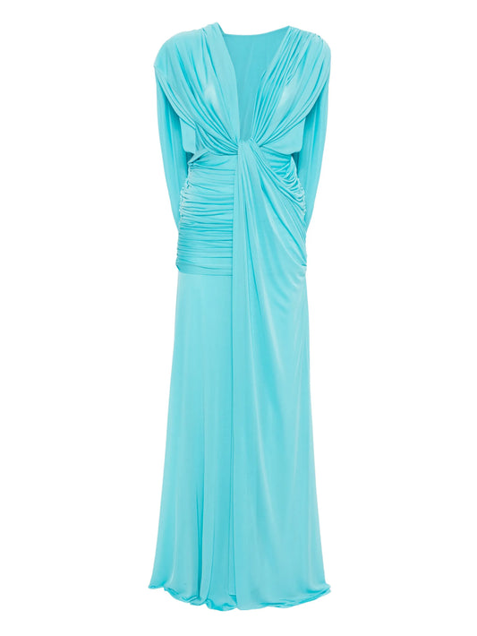 ripple drape dress