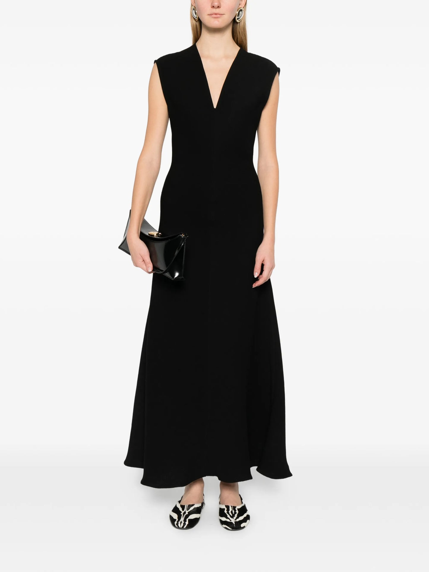 SPXPECORA V-neck maxi dress