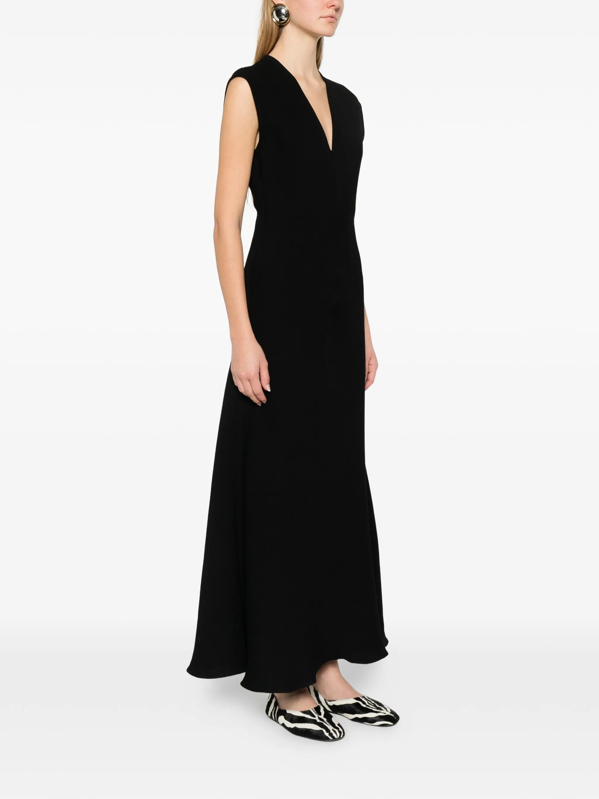SPXPECORA V-neck maxi dress