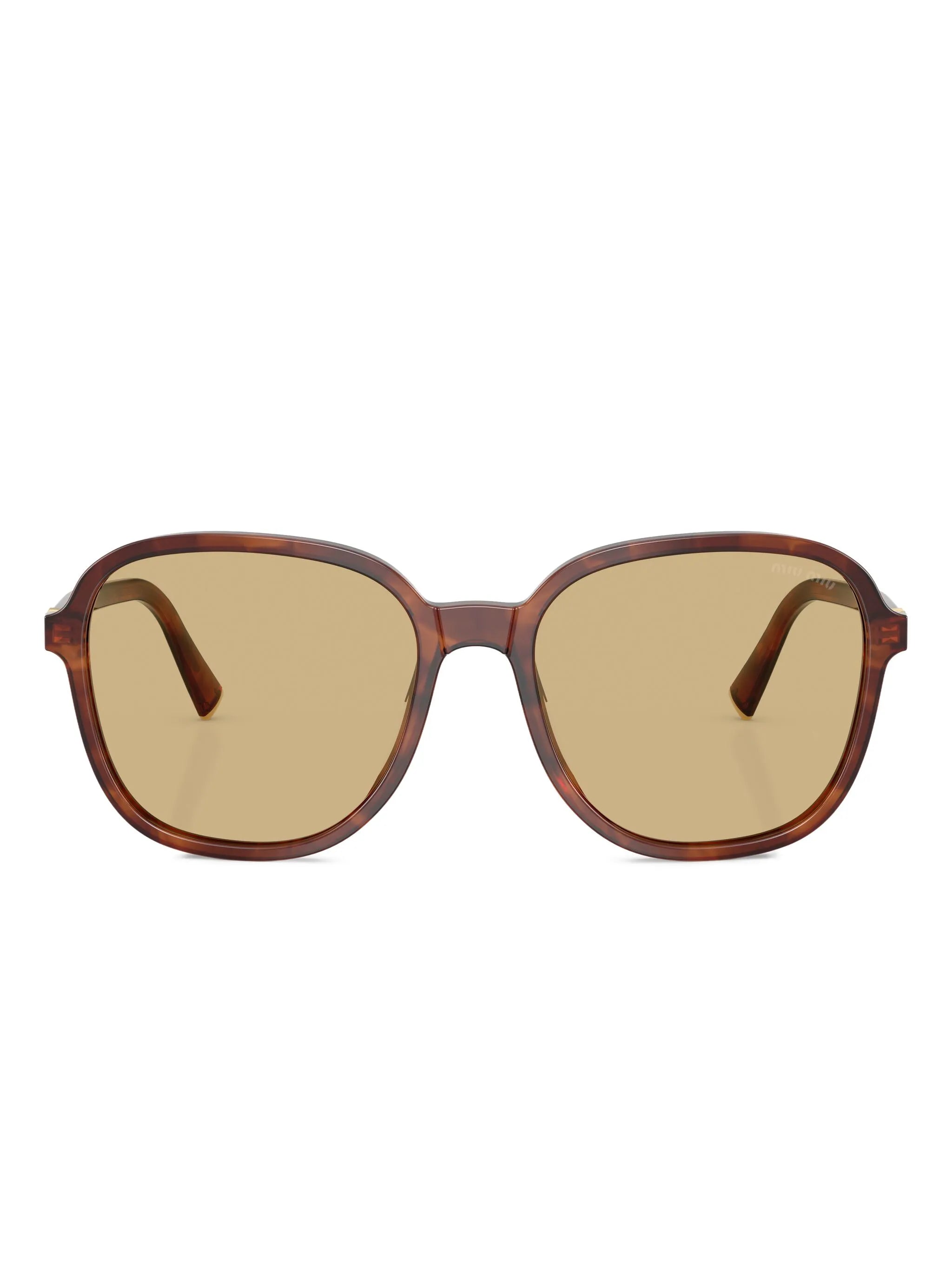 logo geometric sunglasses