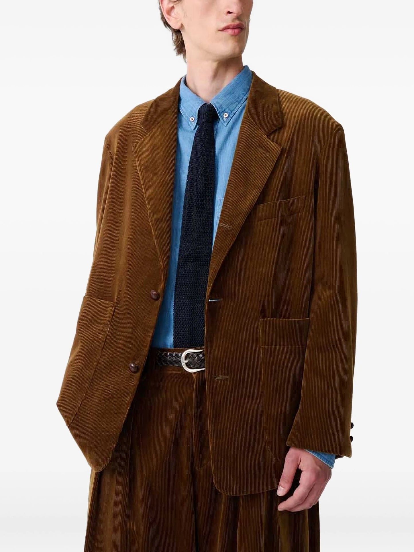 single-breasted blazer