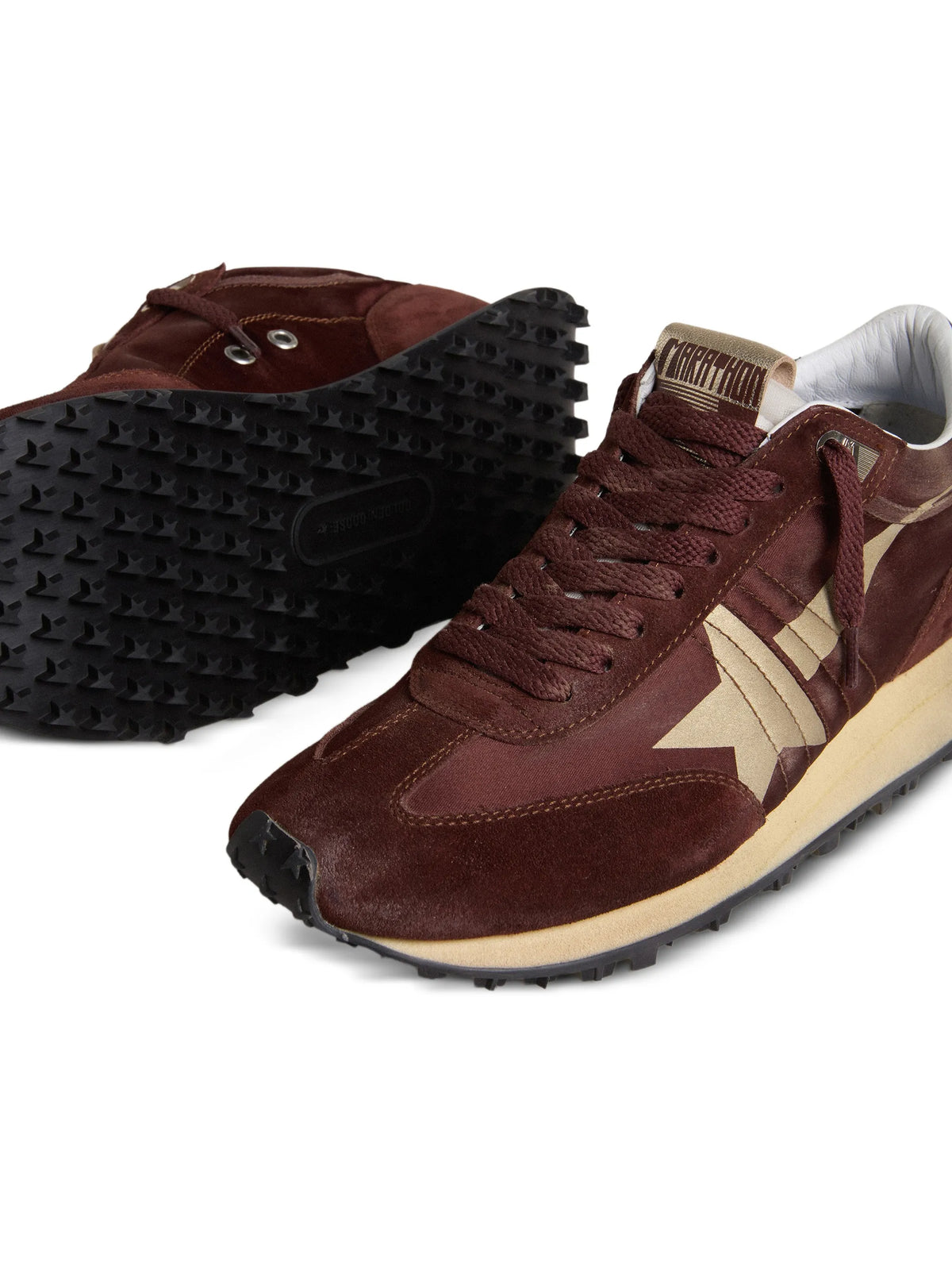 Marathon star-patch sneakers