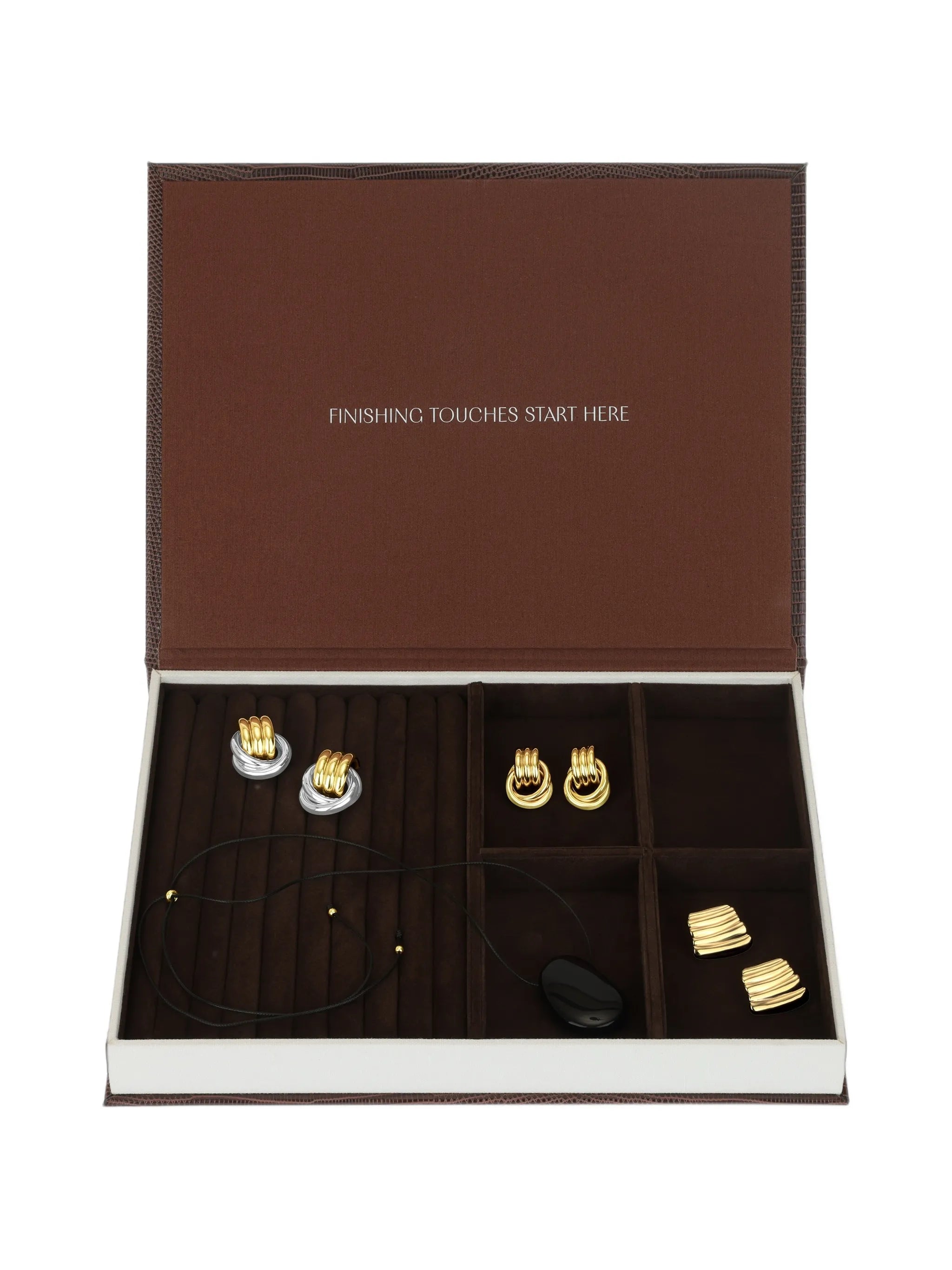 multiple-compartments jewellery box