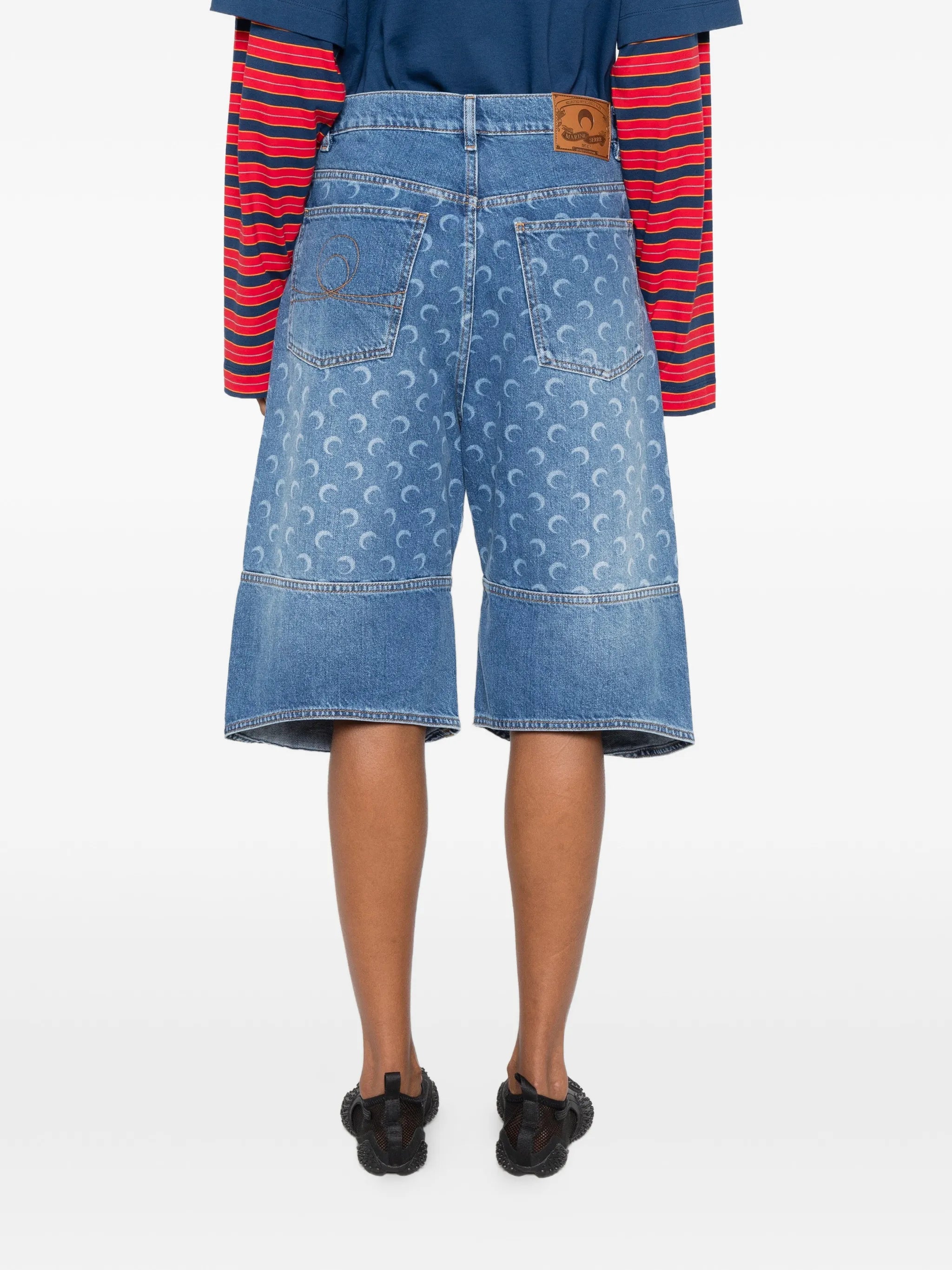 denim bermuda shorts