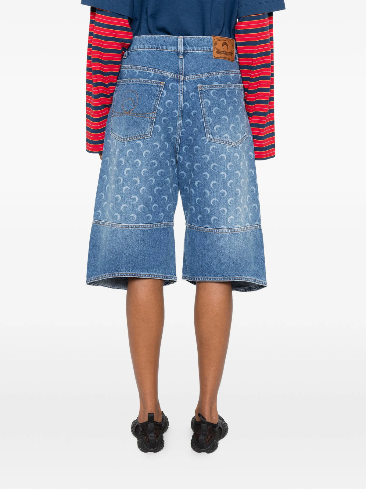 denim bermuda shorts