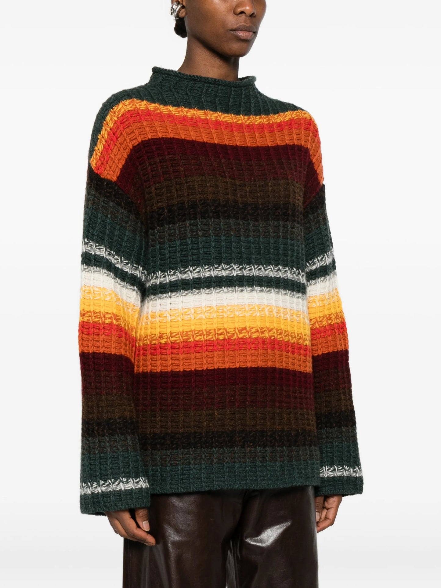 Yanis sweater in multicolor stripe