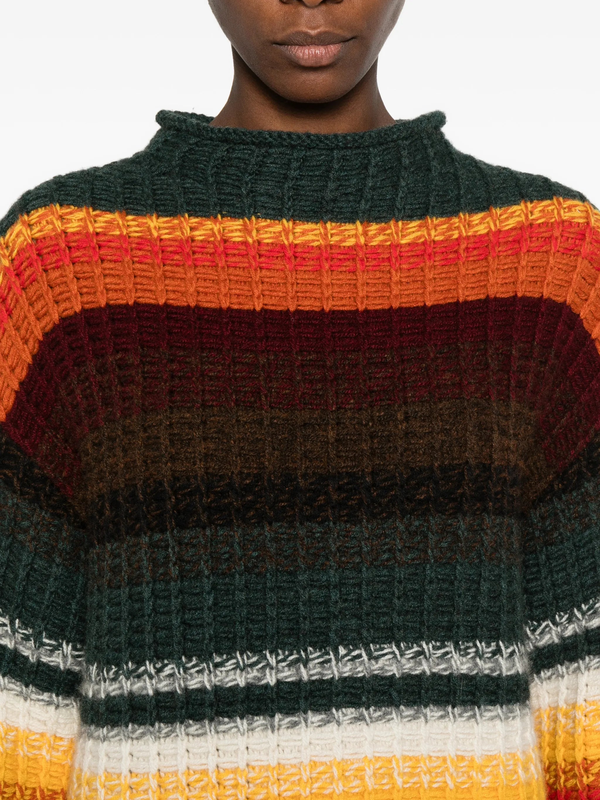 Yanis sweater in multicolor stripe