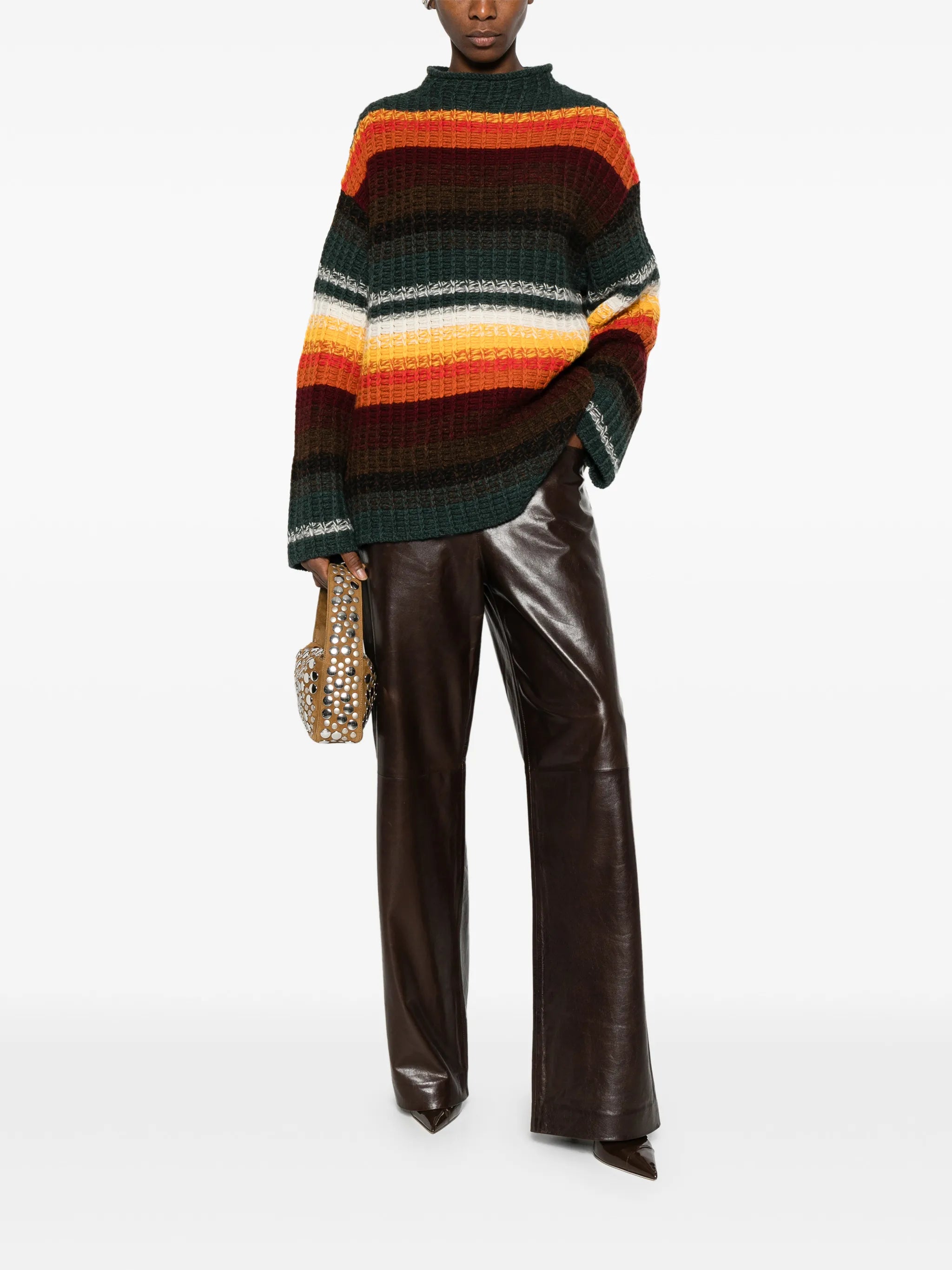 Yanis sweater in multicolor stripe