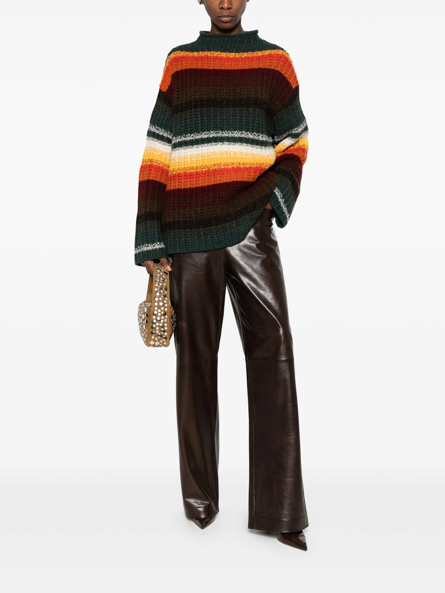 Yanis sweater in multicolor stripe