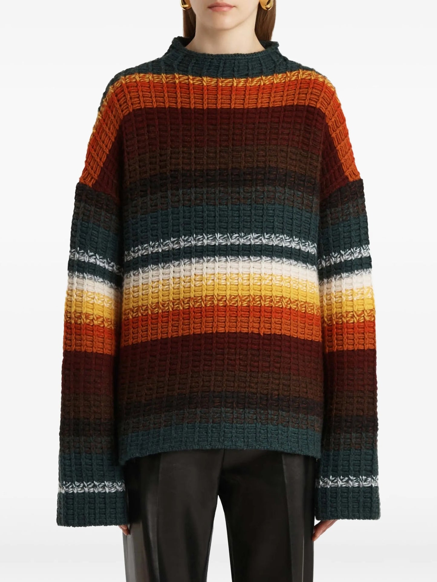 Yanis sweater in multicolor stripe