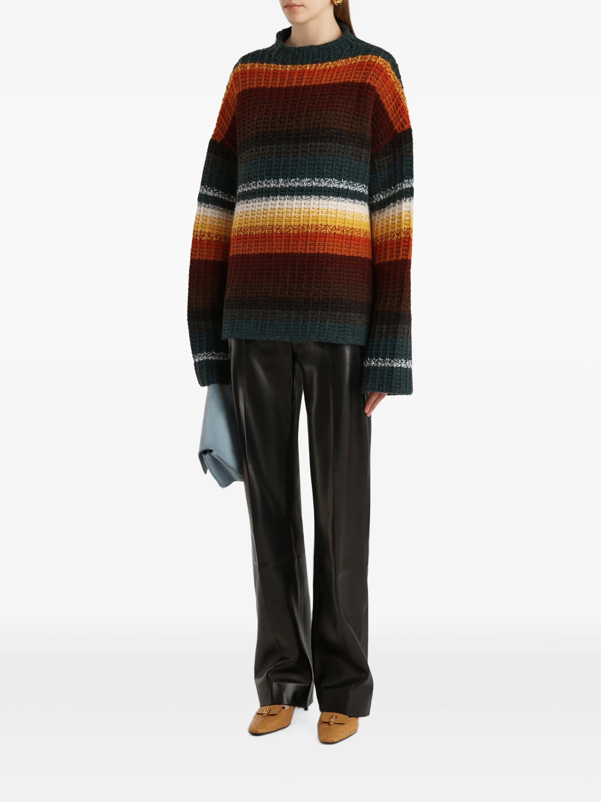 Yanis sweater in multicolor stripe