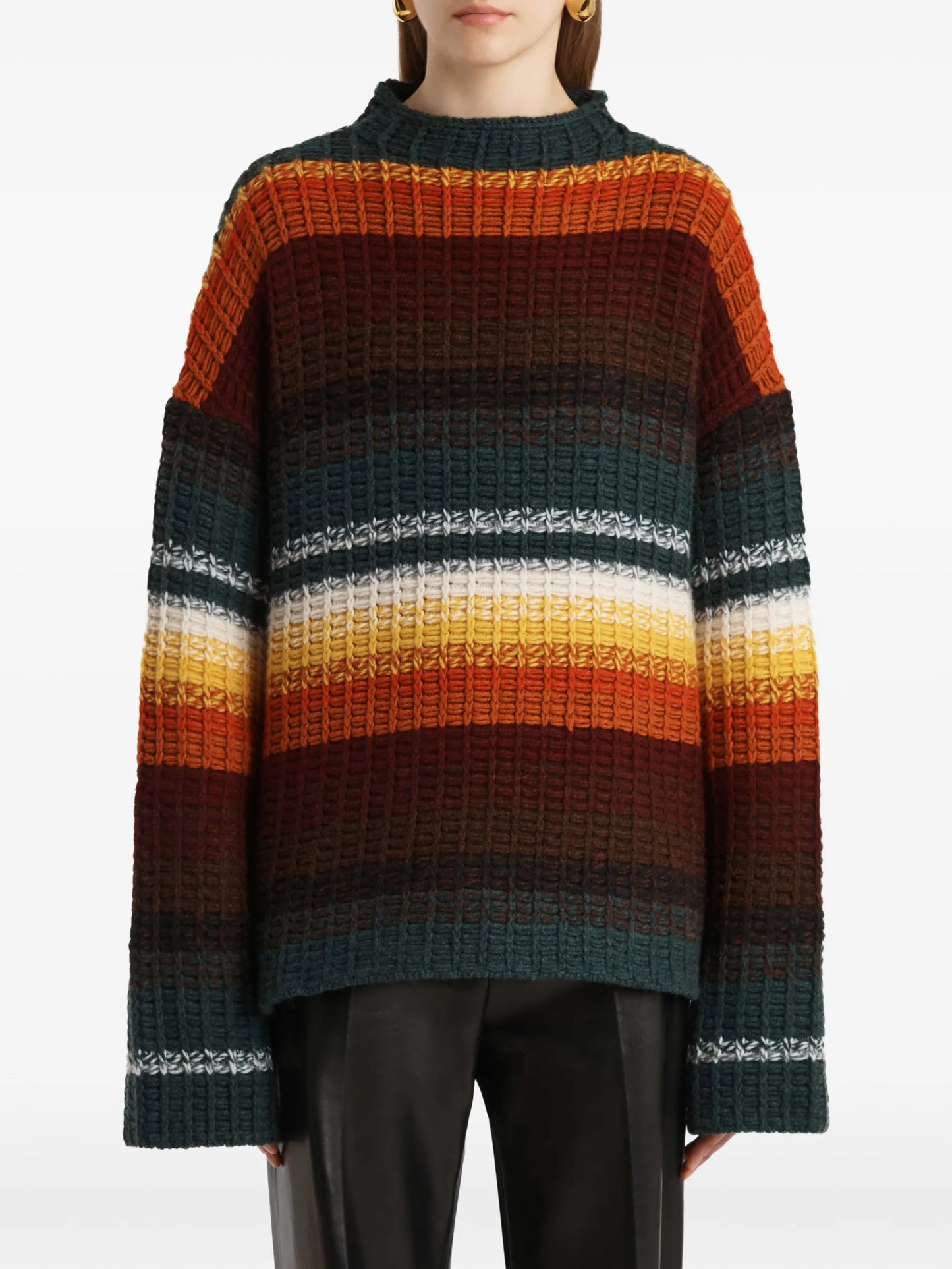 Yanis sweater in multicolor stripe