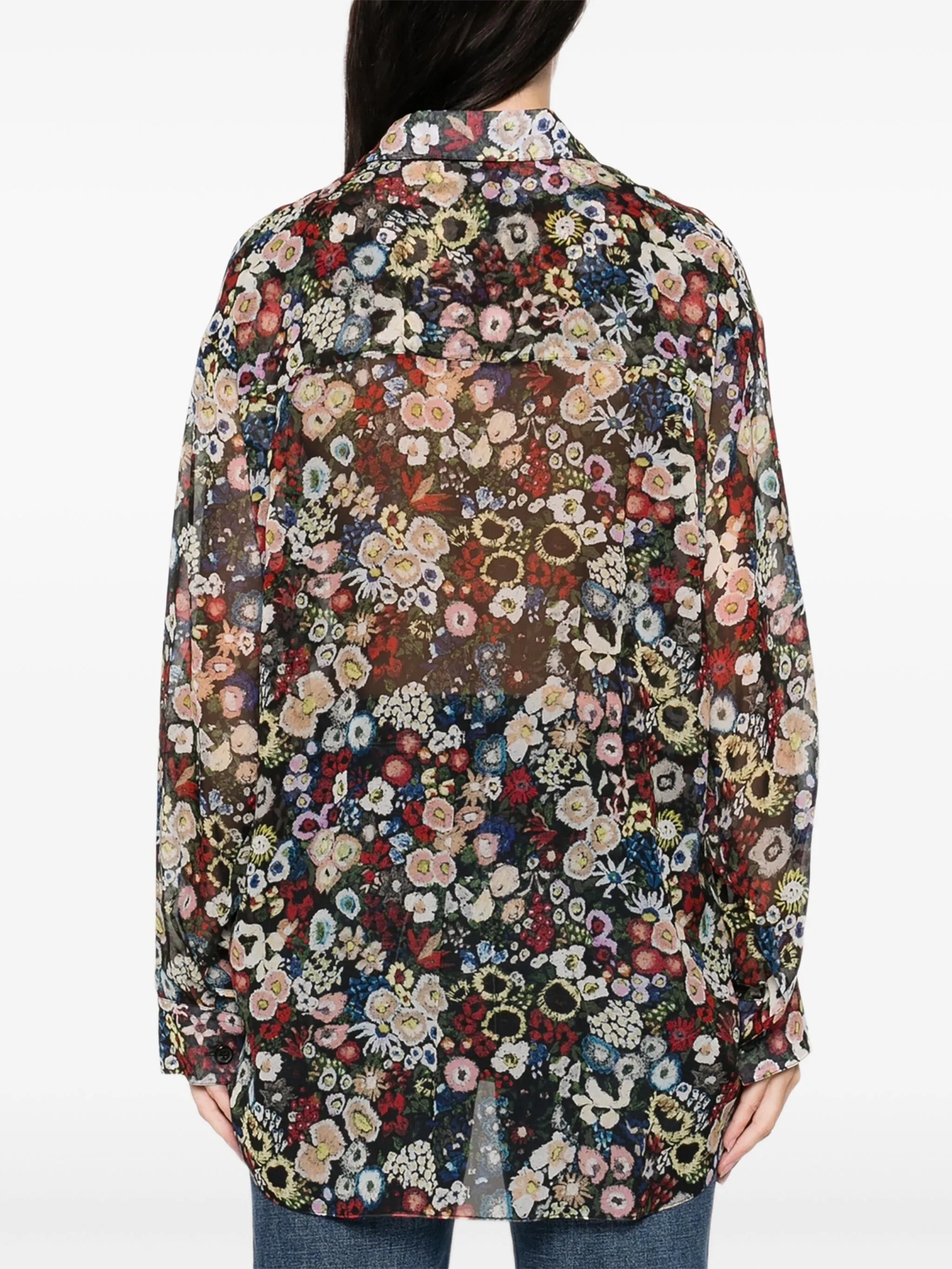 Goya floral-pattern shirt