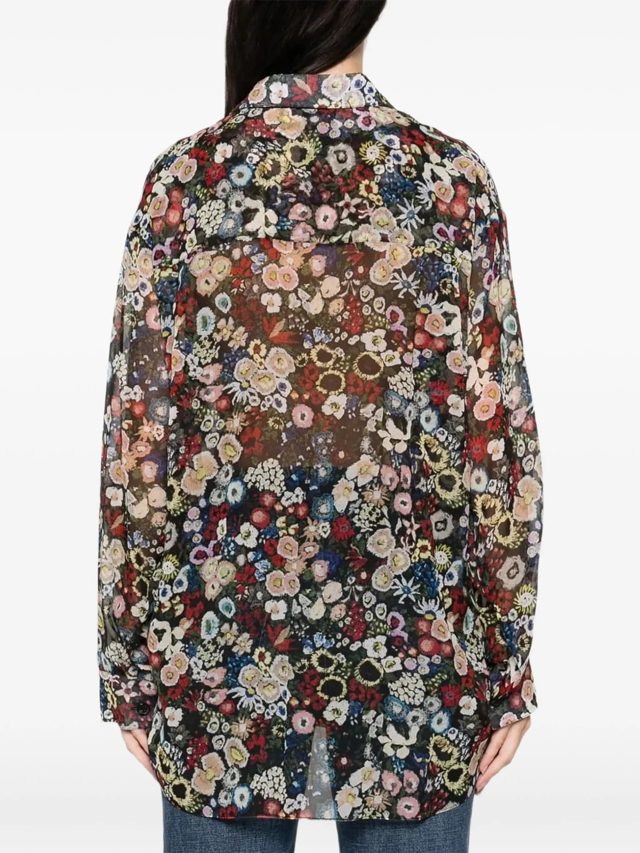 Goya floral-pattern shirt