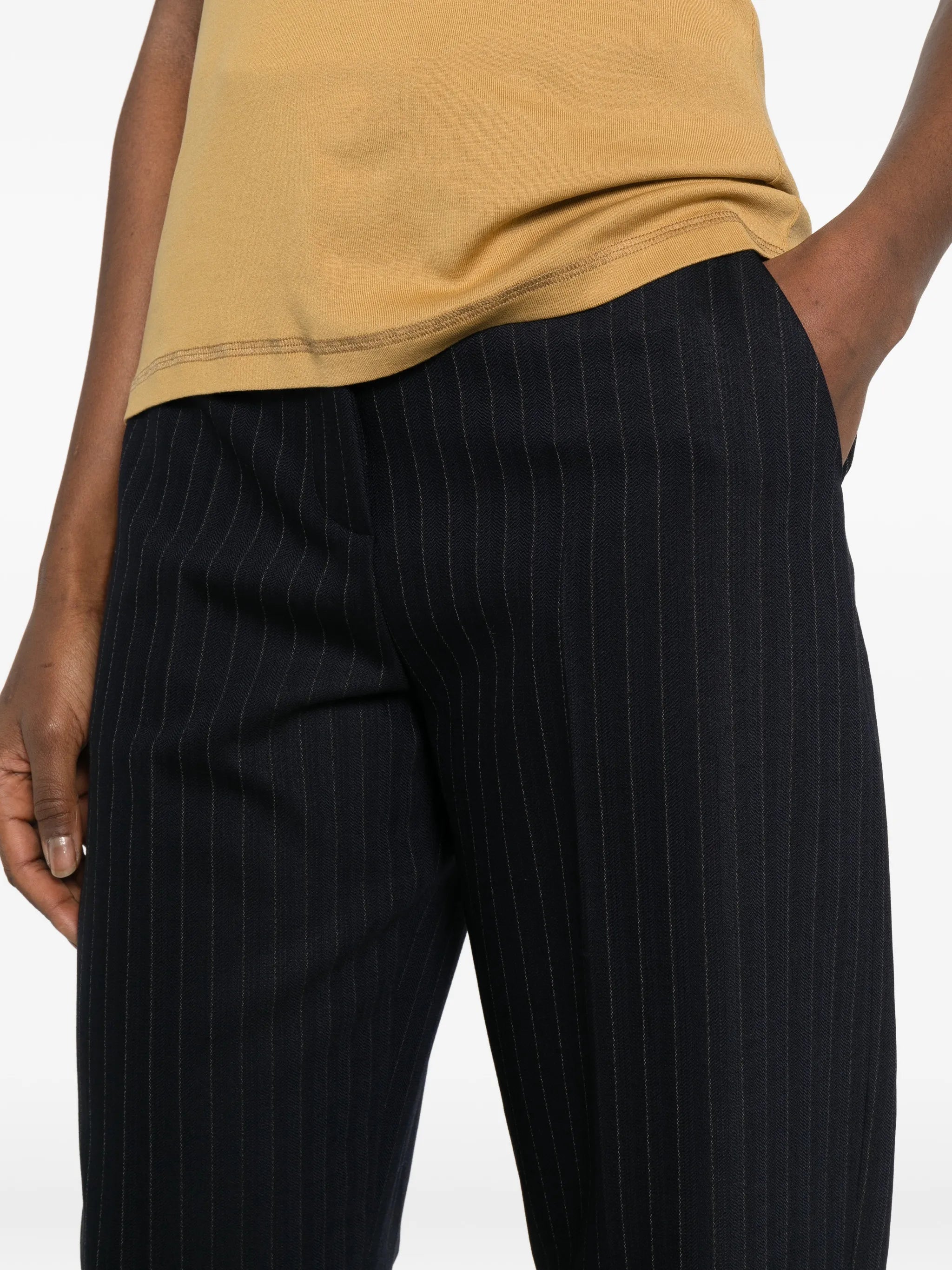 Jude pinstripe trousers