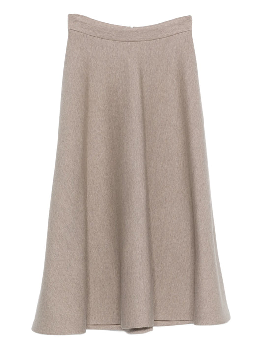 Whisky A-line midi skirt