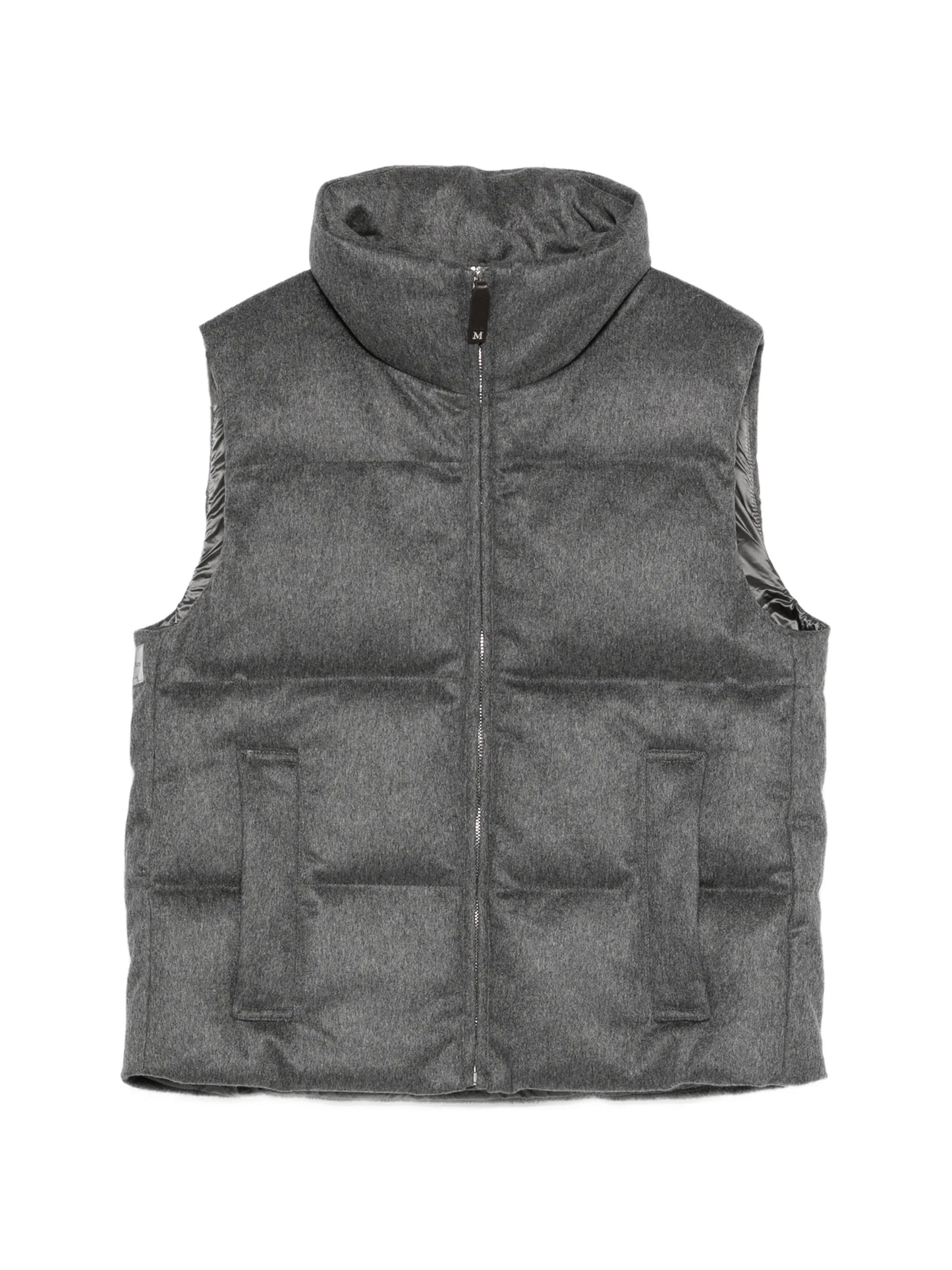 Camoroso zipped puffer gilet