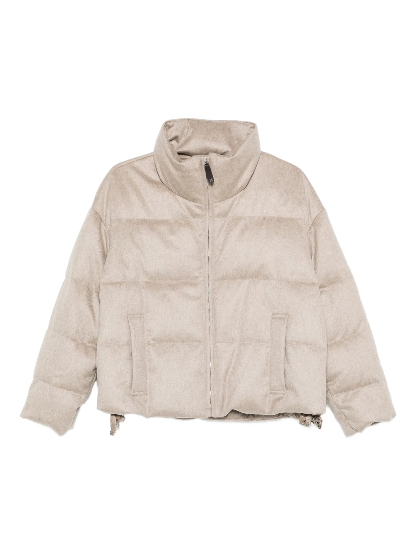 quilted-pattern padded jacket