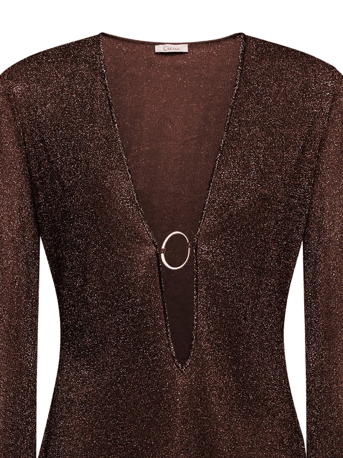 Lumière V-neck mini dress