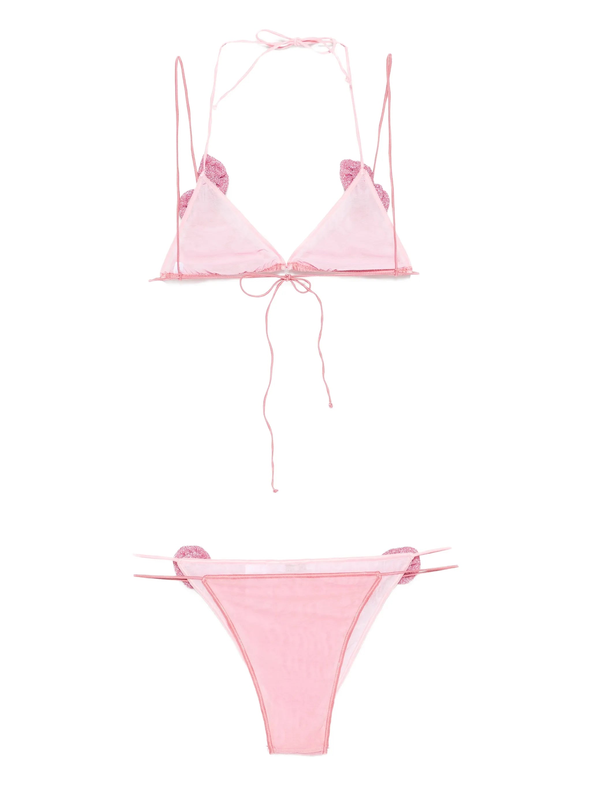 mesh two-piece bikini