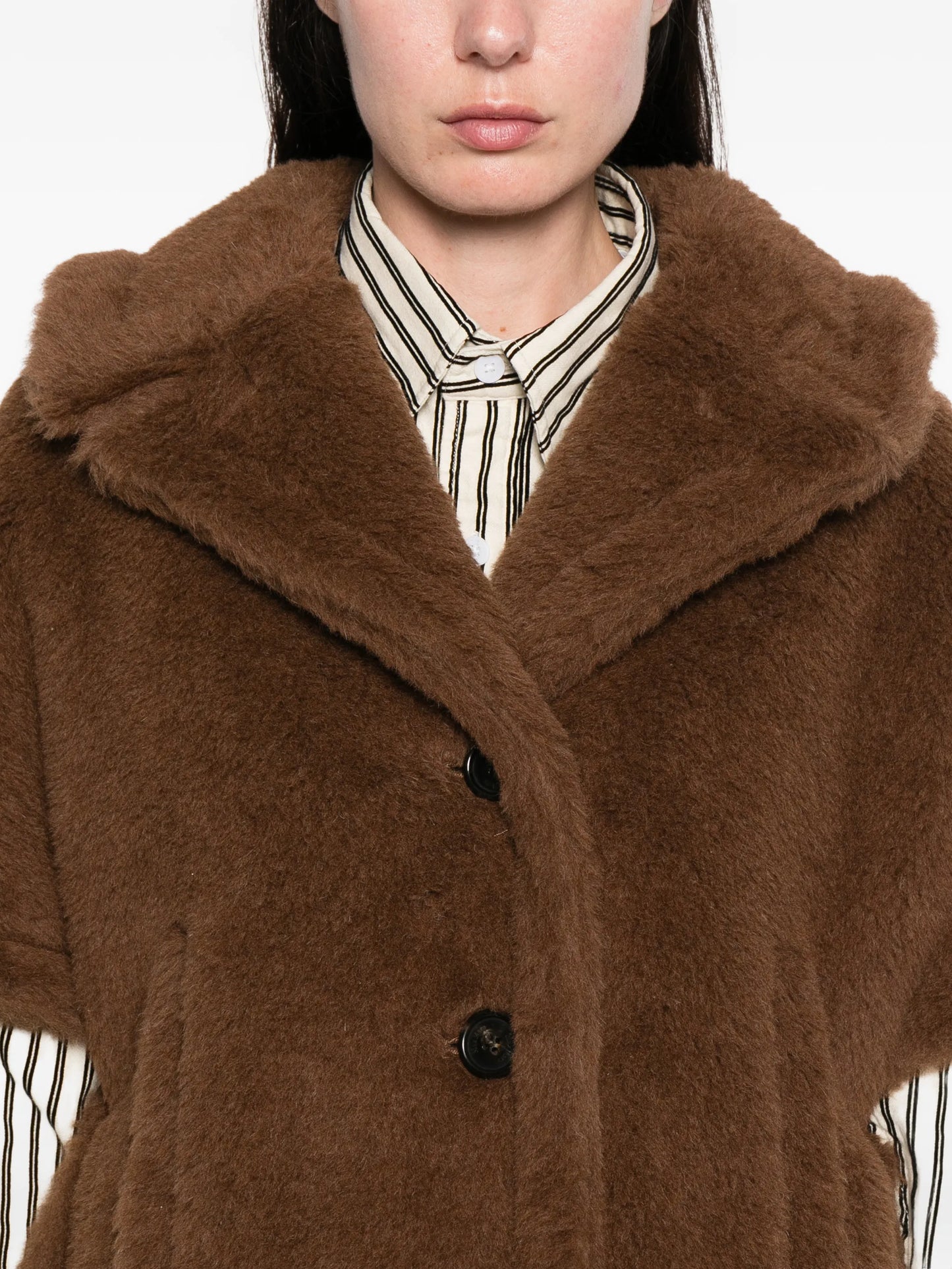 Corvino teddy-textured jacket