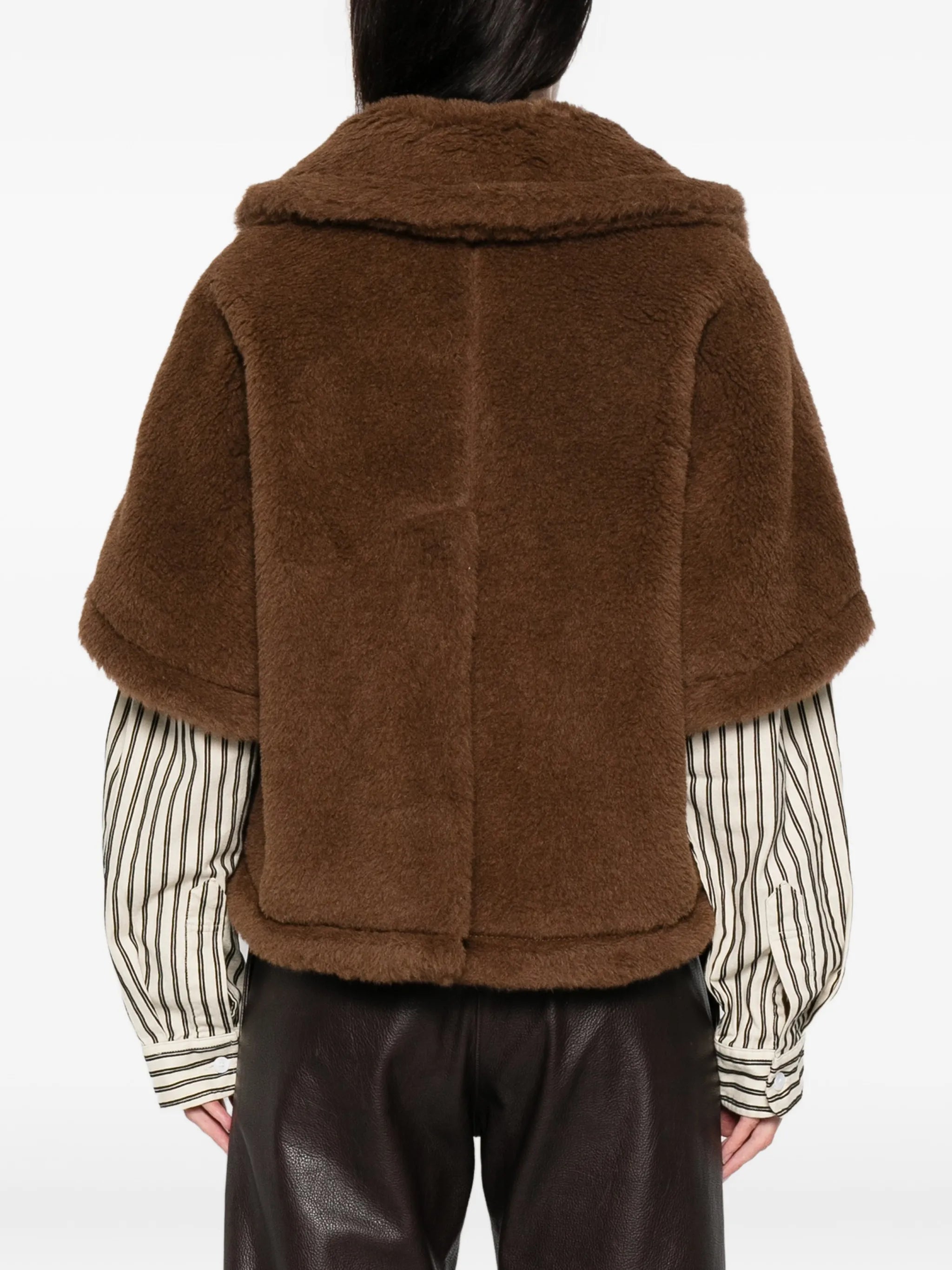 Corvino teddy-textured jacket