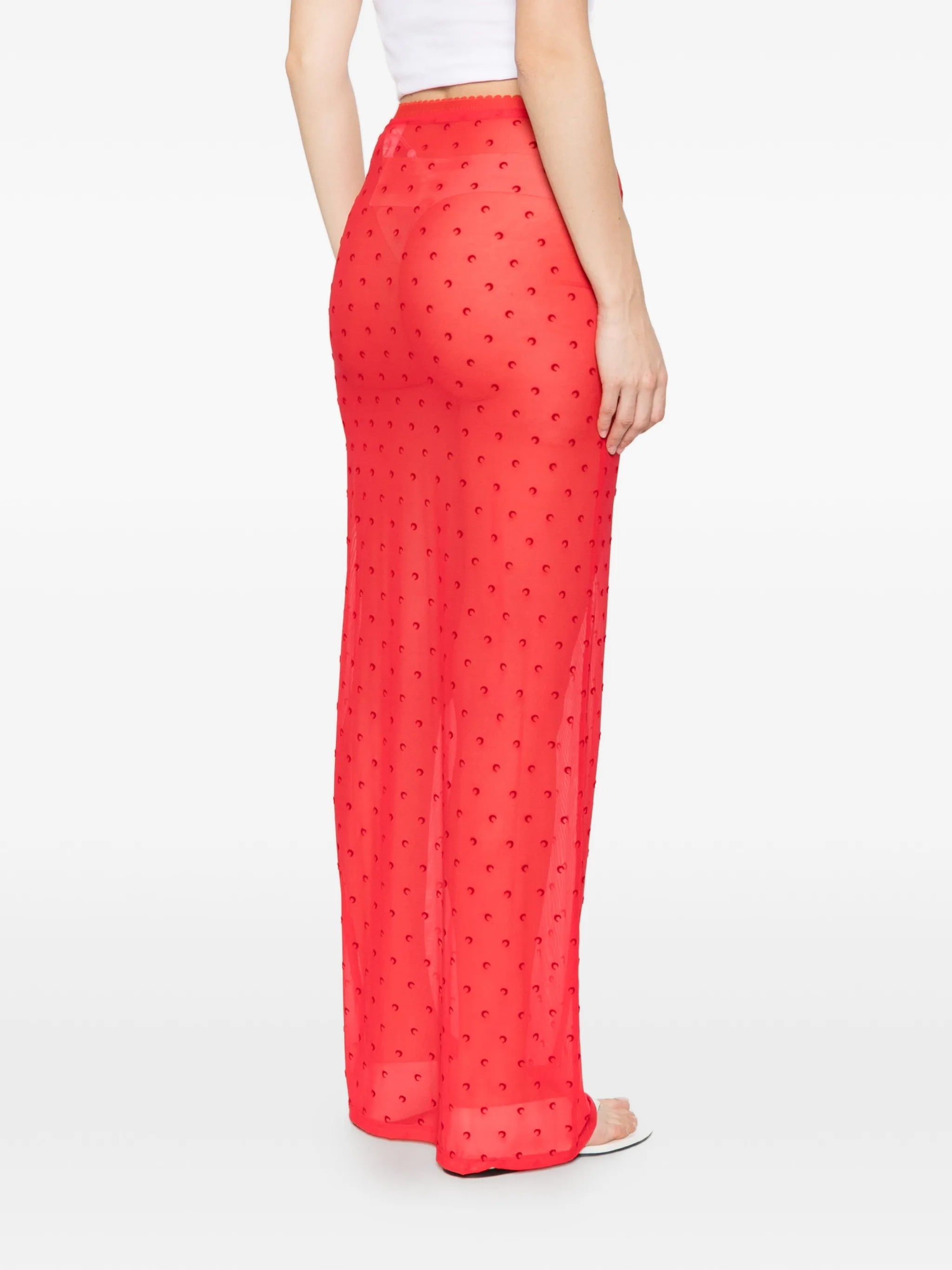 Moon Plumetis mesh skirt