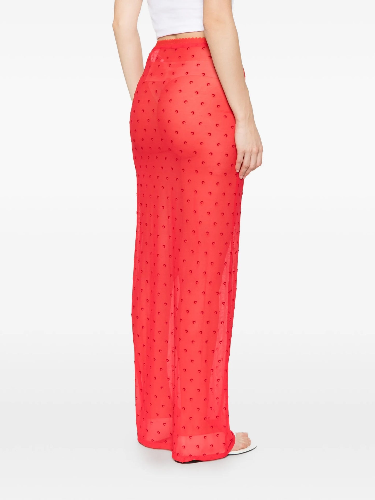 Moon Plumetis mesh skirt