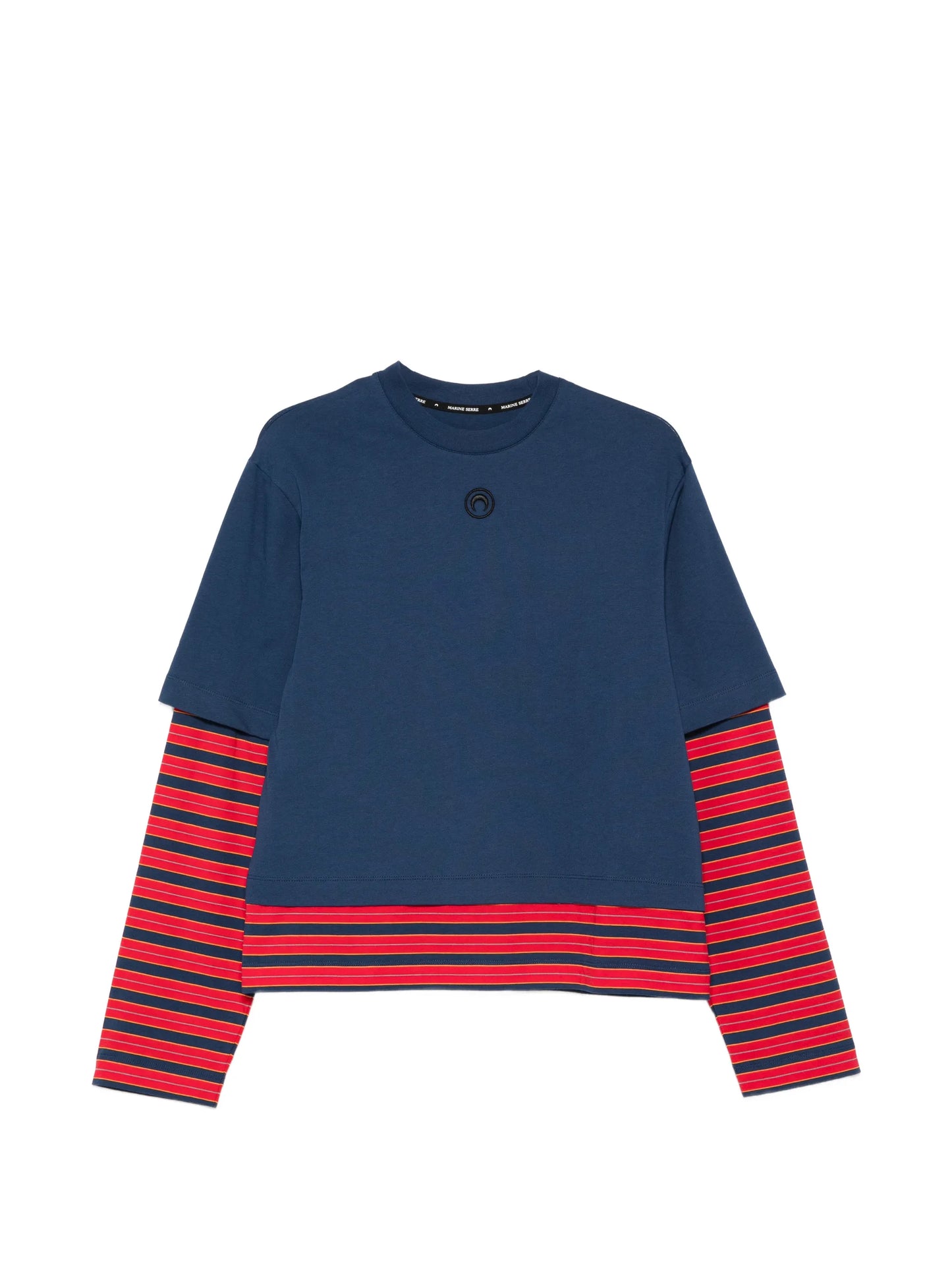 logo striped T-shirt