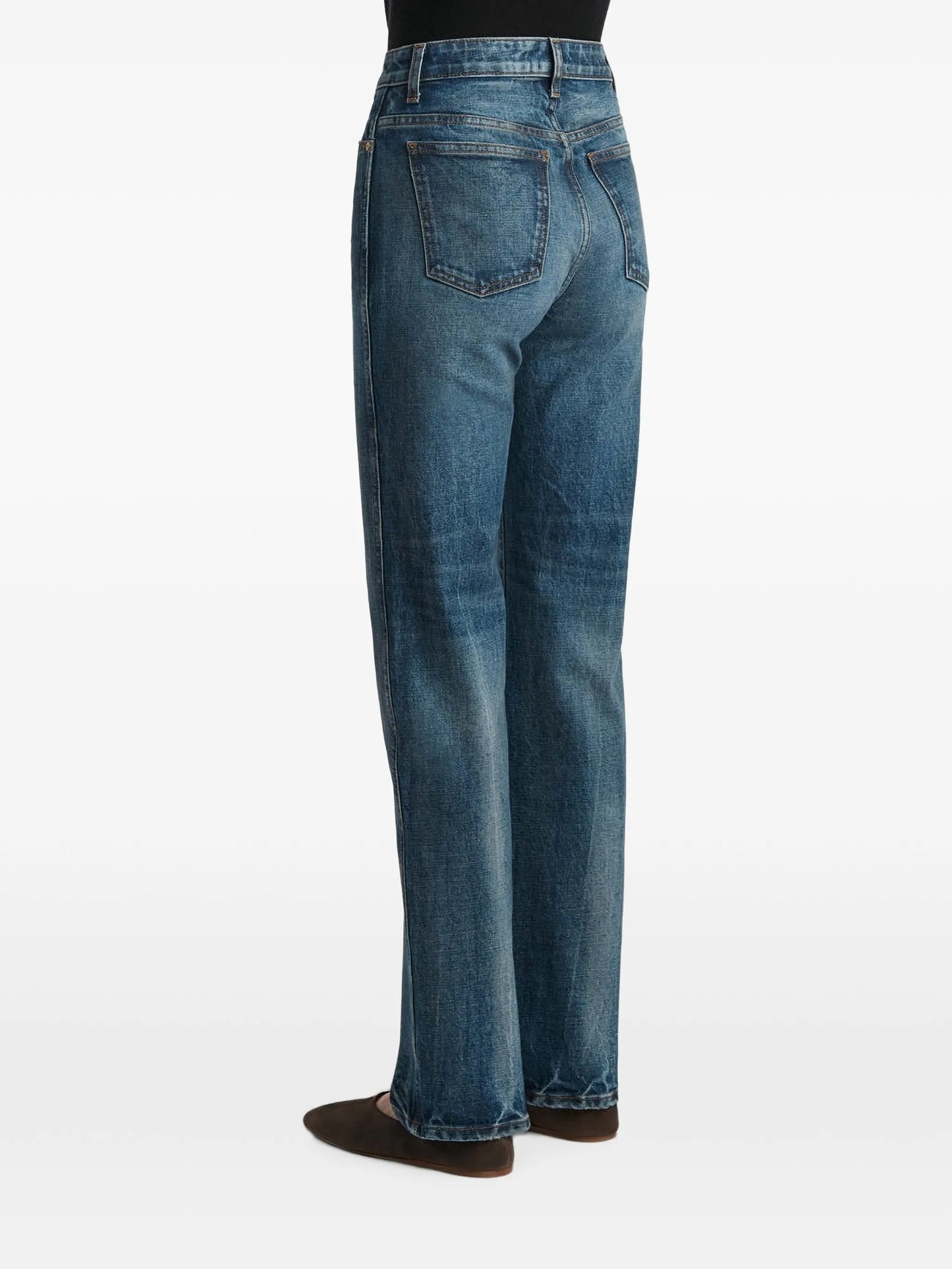 straight-leg jeans