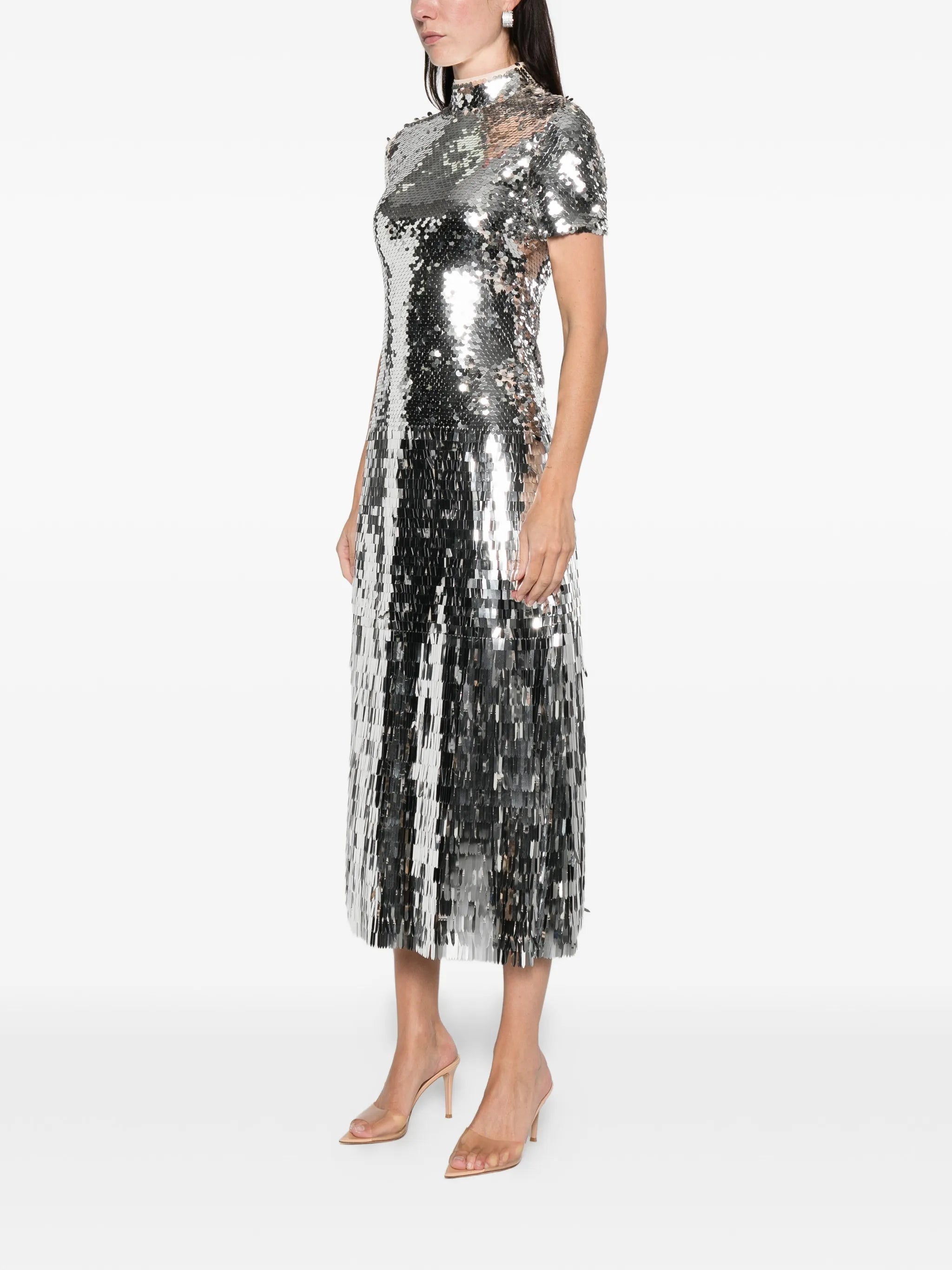 sequin midi dress