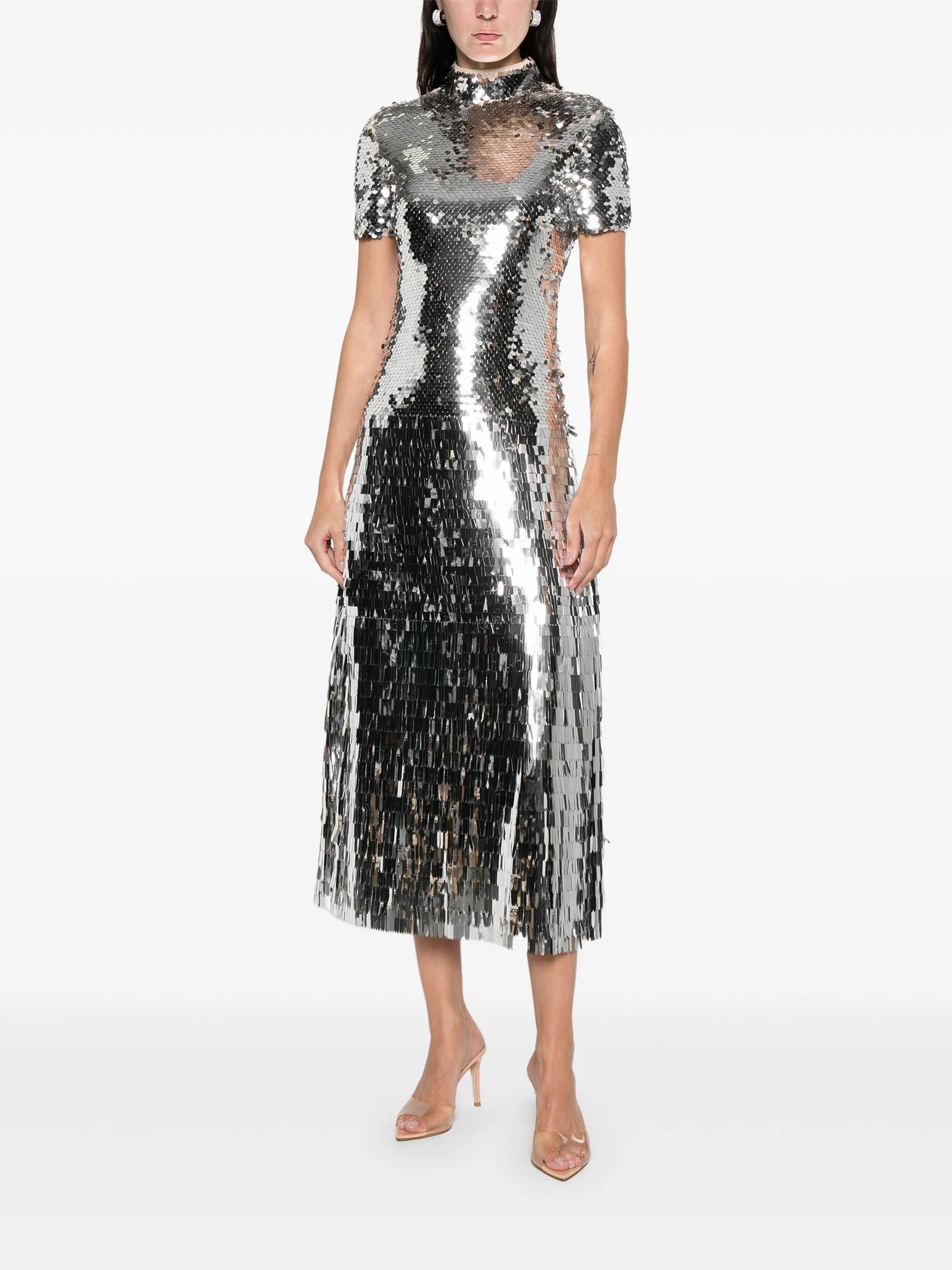 sequin midi dress