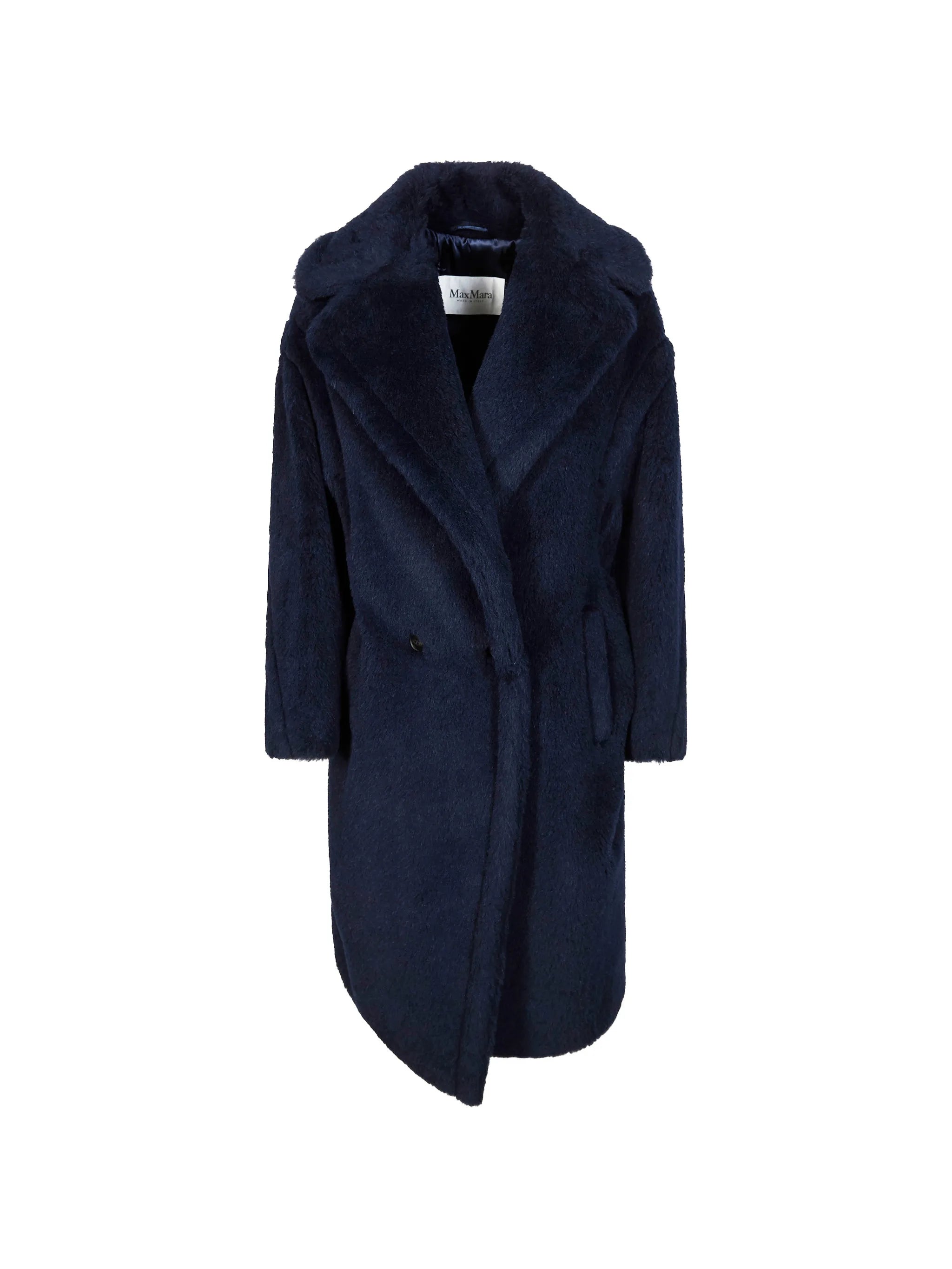 Teddy Bear Icon oversized double-breasted coat