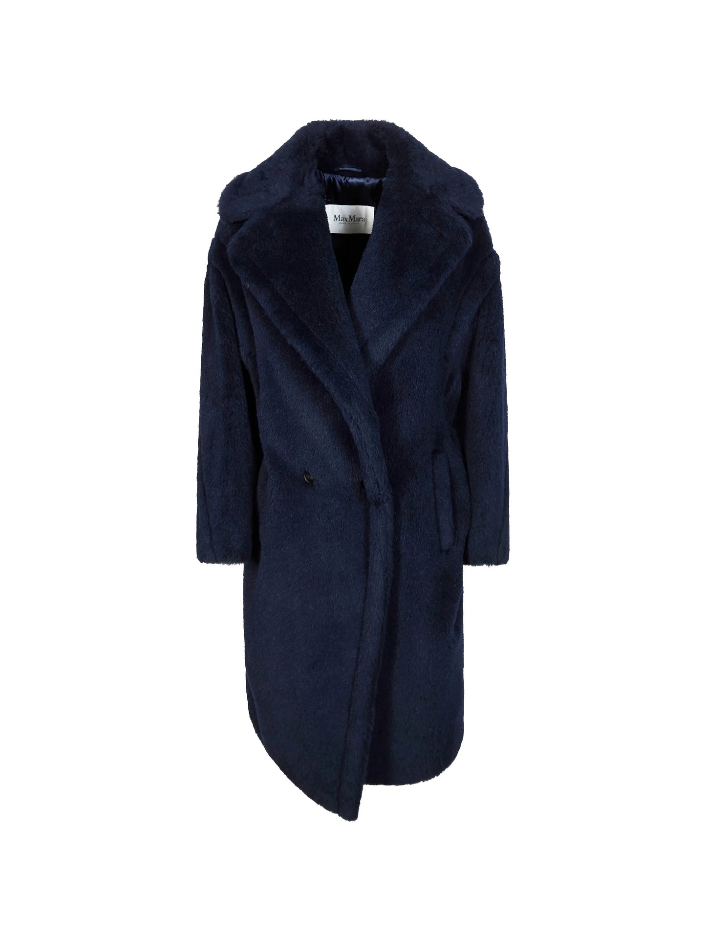 Teddy Bear Icon oversized double-breasted coat