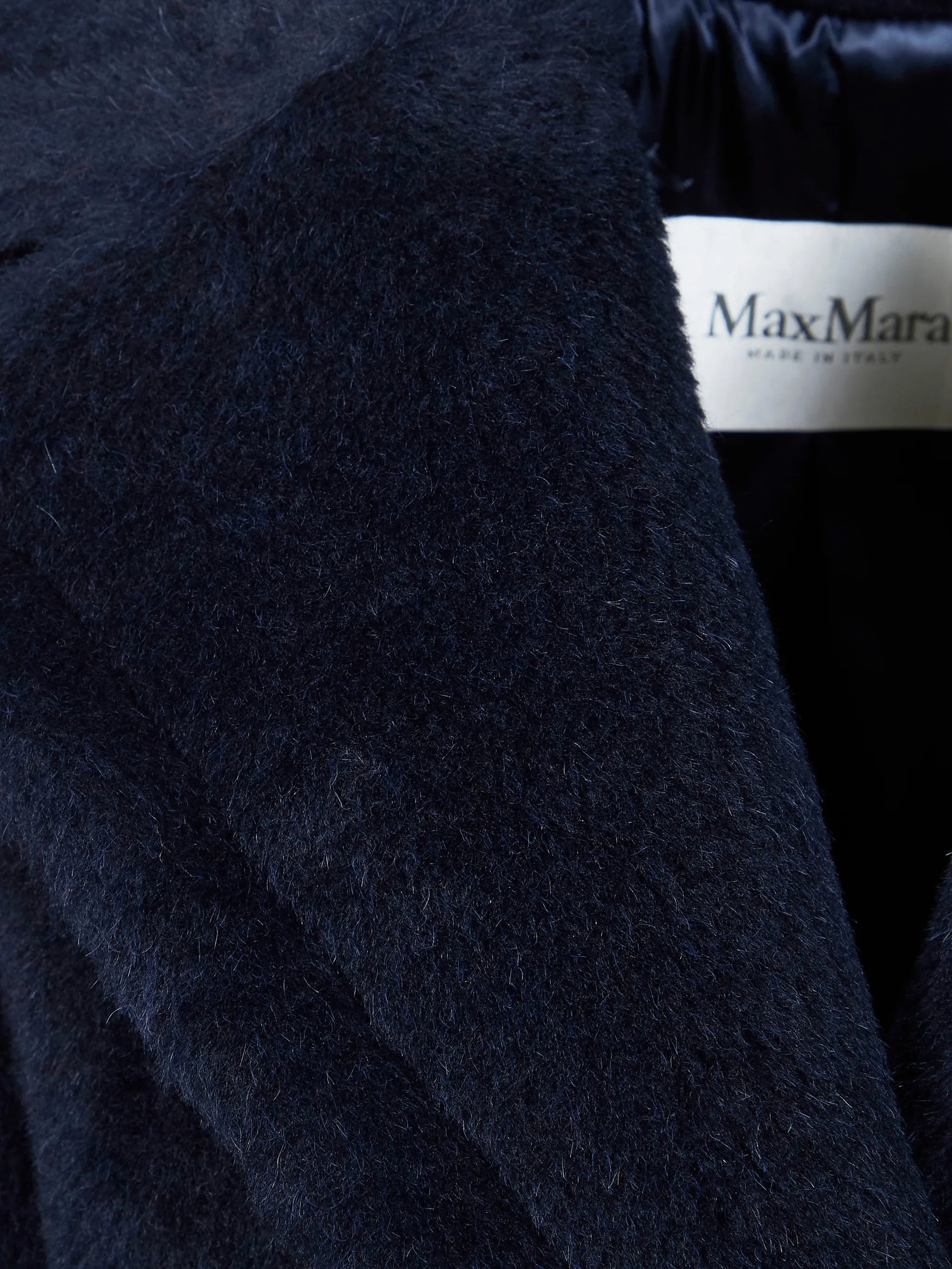Teddy Bear Icon oversized double-breasted coat