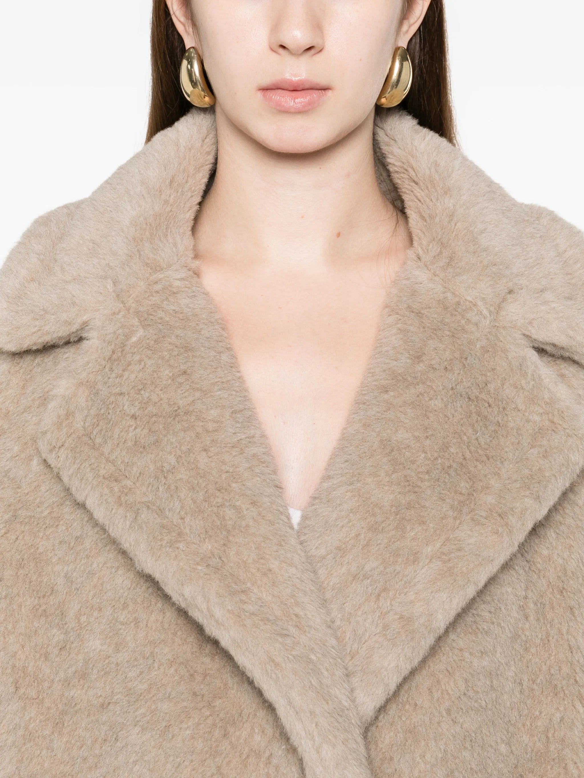 teddy double-breasted jacket