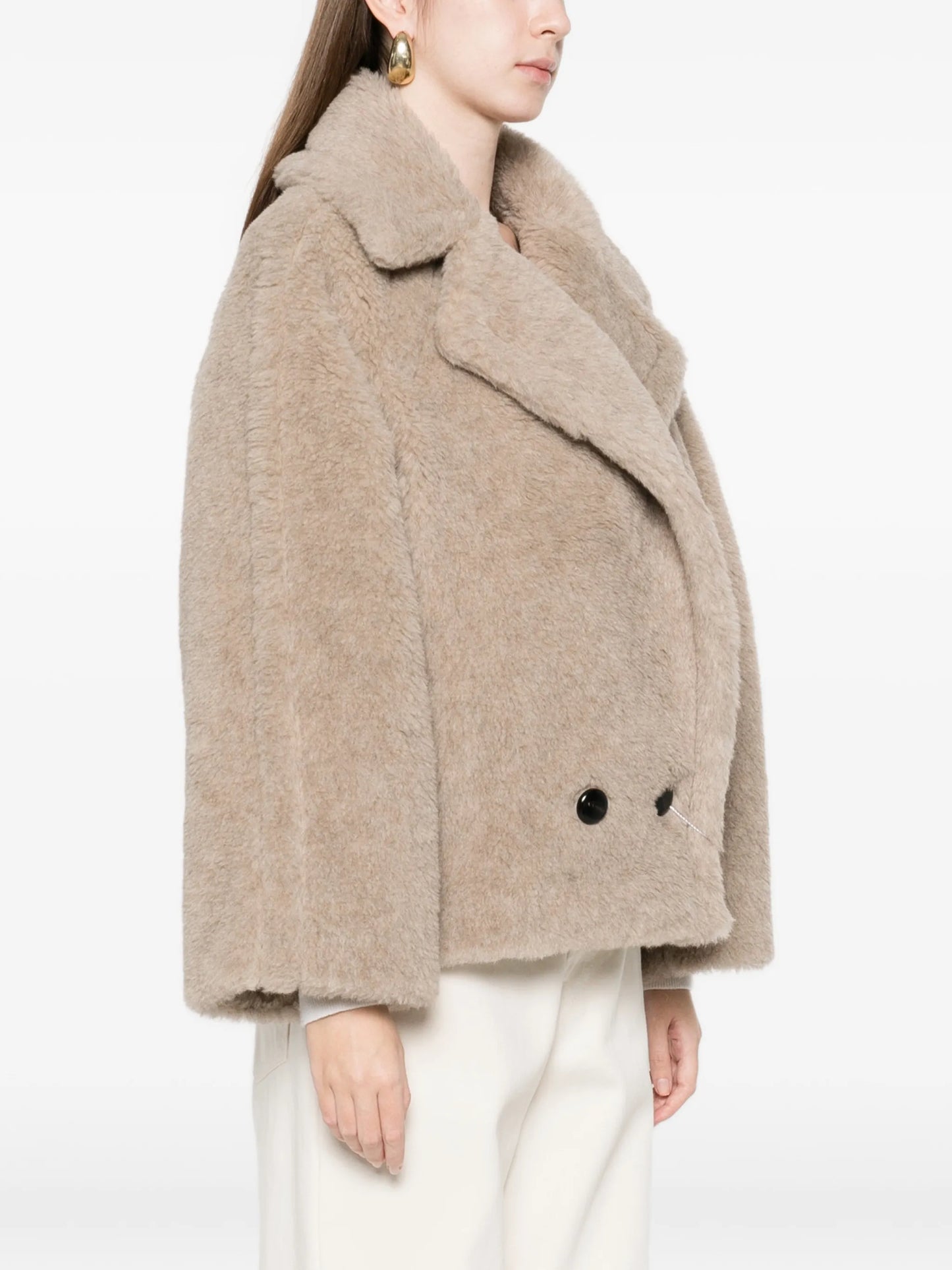 teddy double-breasted jacket