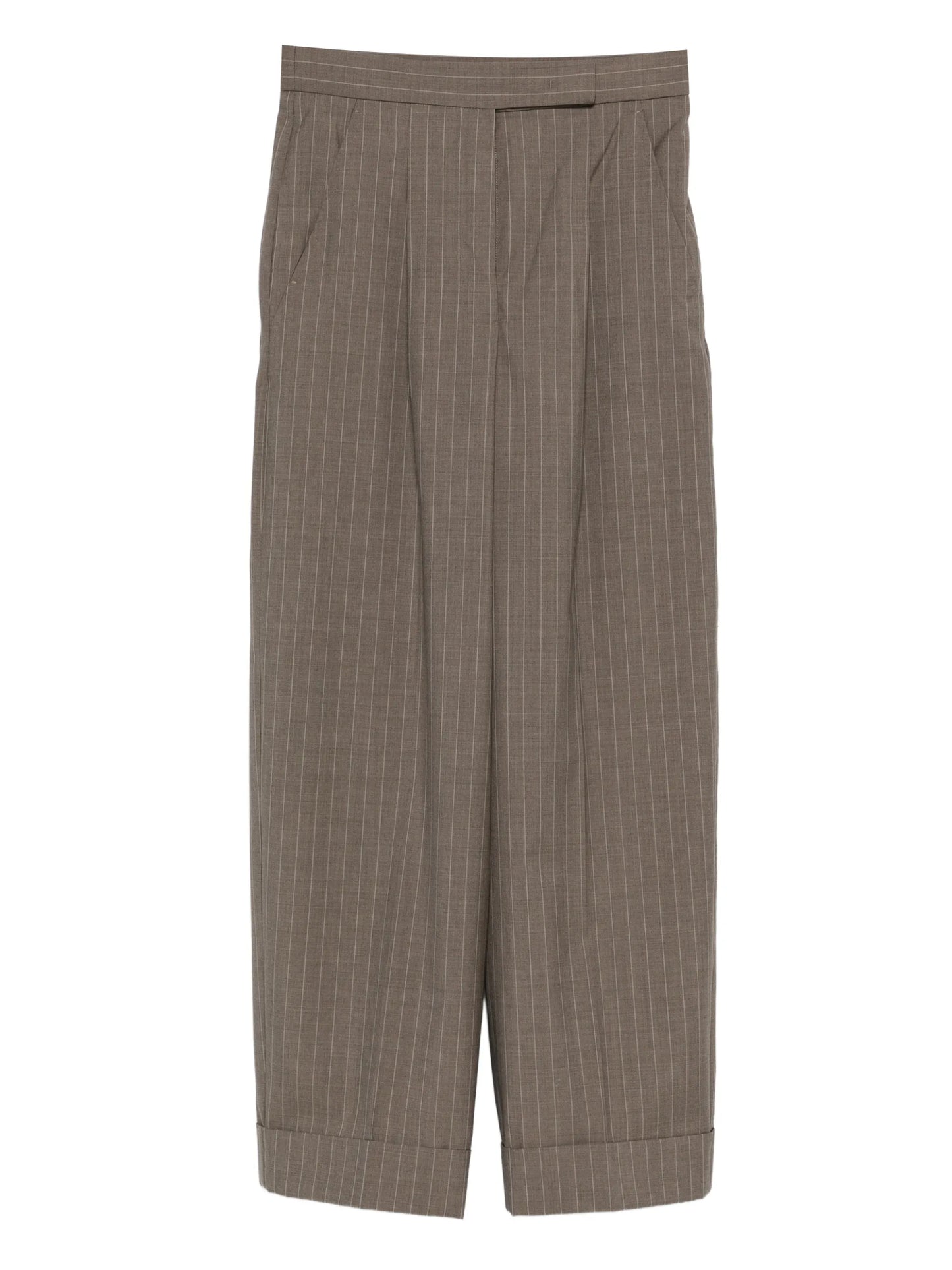 MXMMANETTA pinstriped pleated trousers