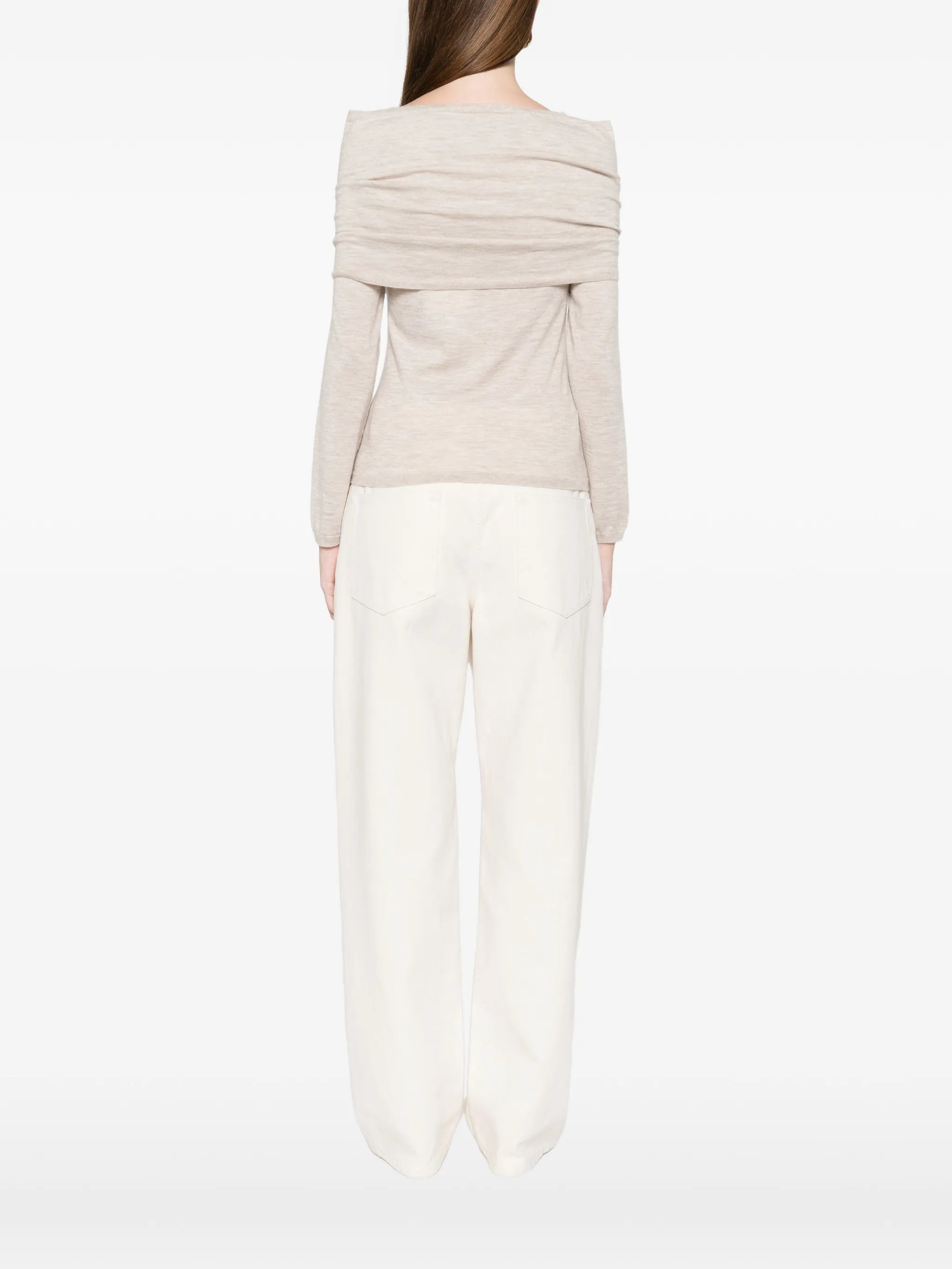 Faretra off-shoulder sweater