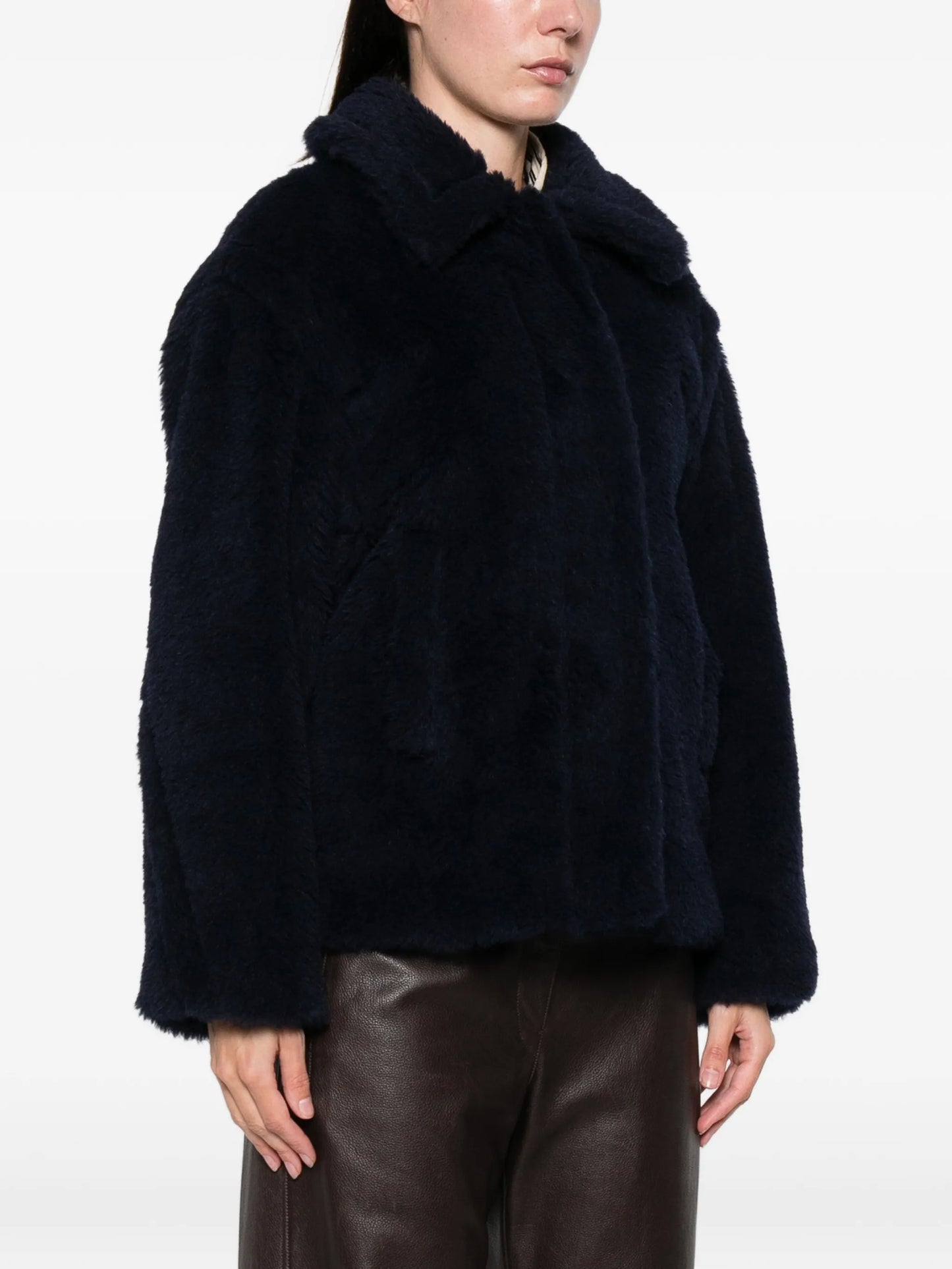 Fuggito teddy-textured jacket
