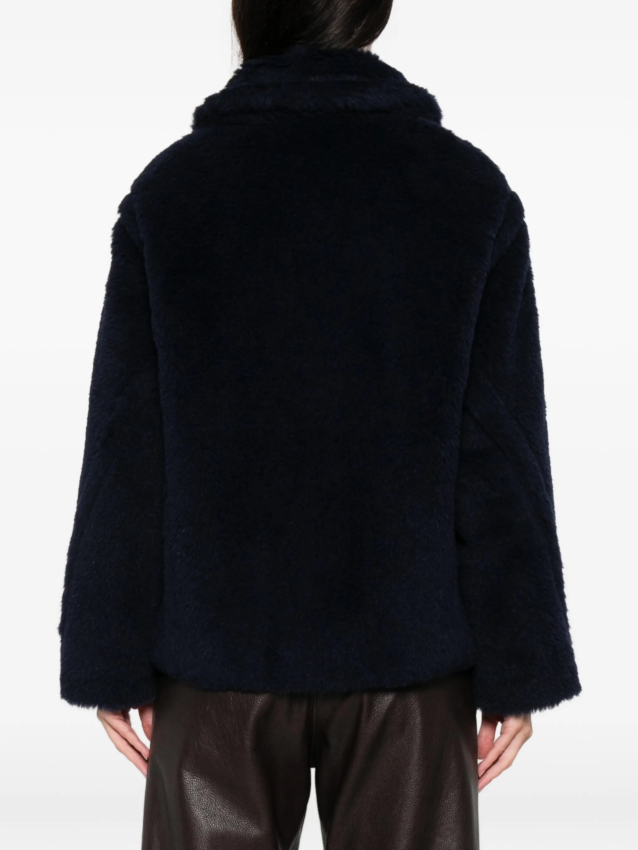 Fuggito teddy-textured jacket