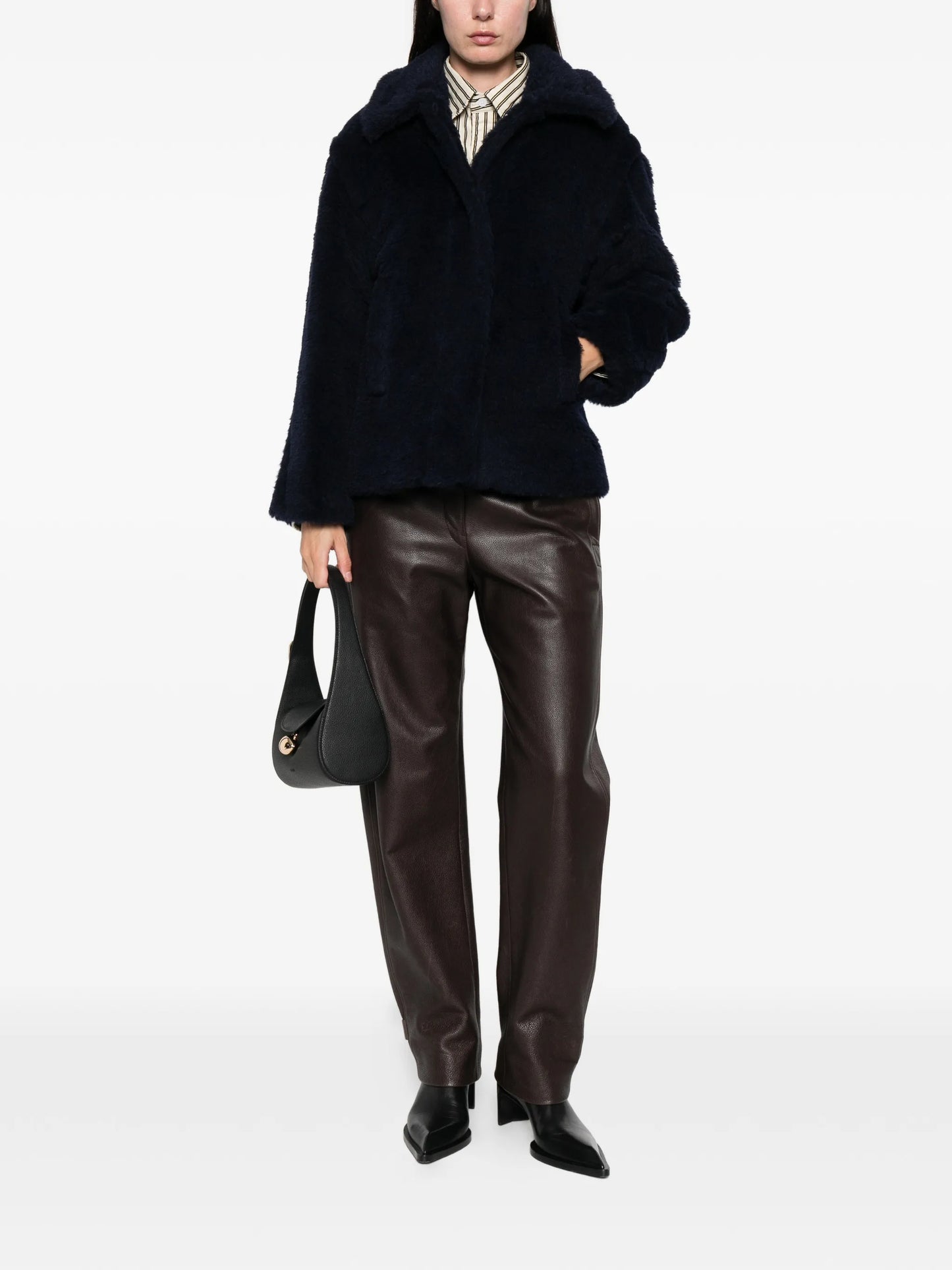 Fuggito teddy-textured jacket