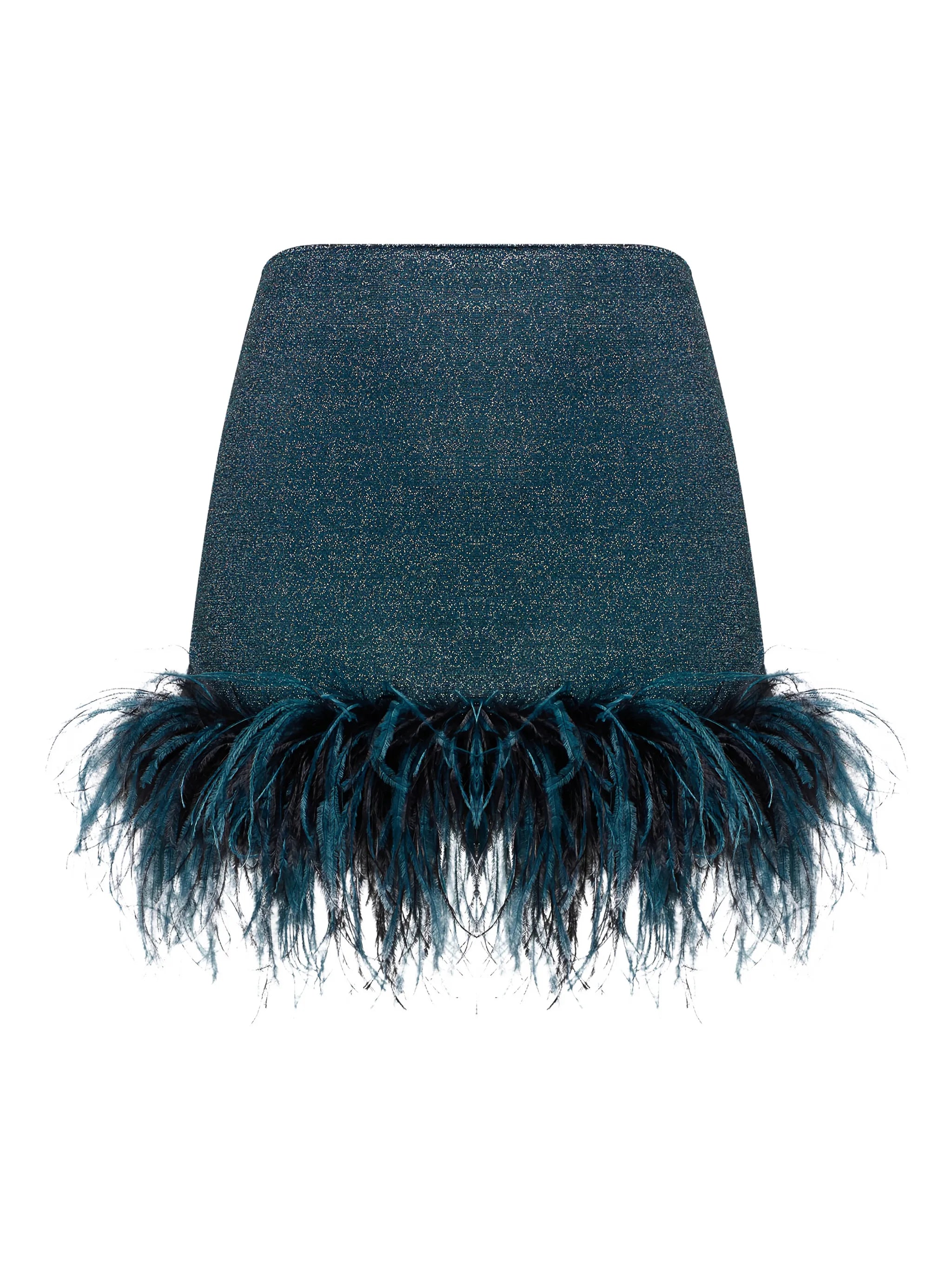 Lumière Plumage mini skirt