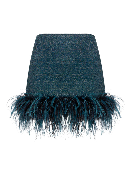 Lumière Plumage mini skirt