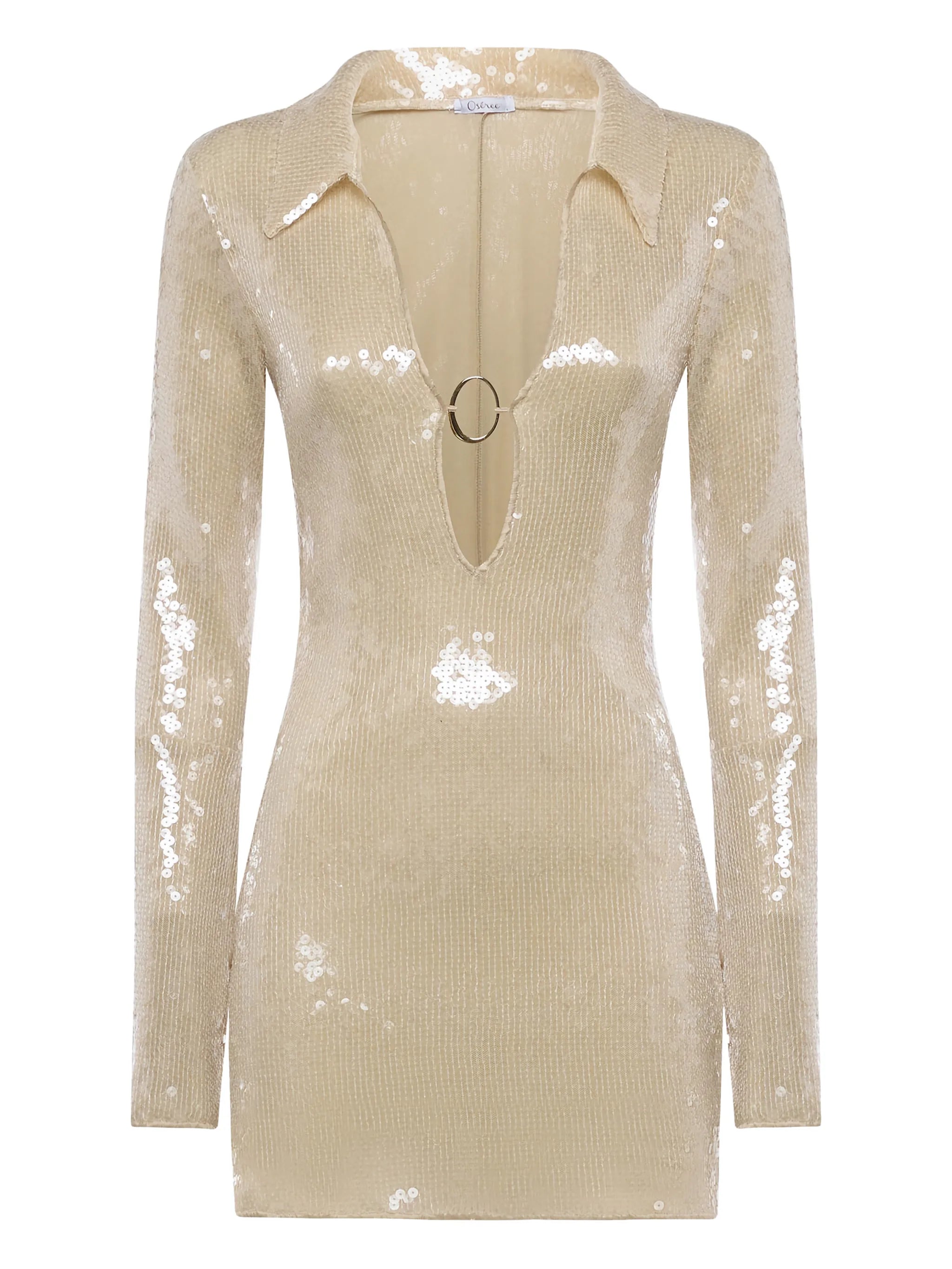 Marylin ring-detail mini dress