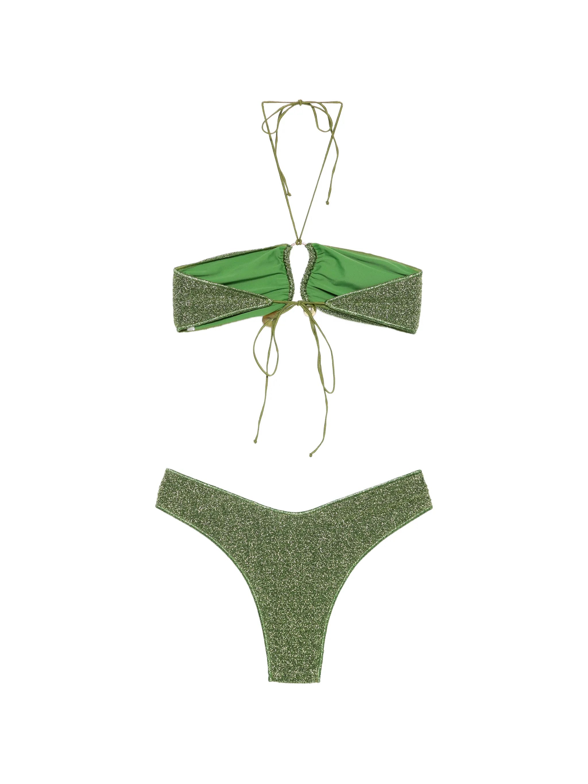 Lumiere stones bandeau bikini