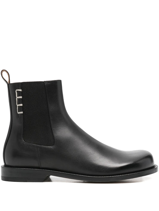 stitch-detail chelsea boots