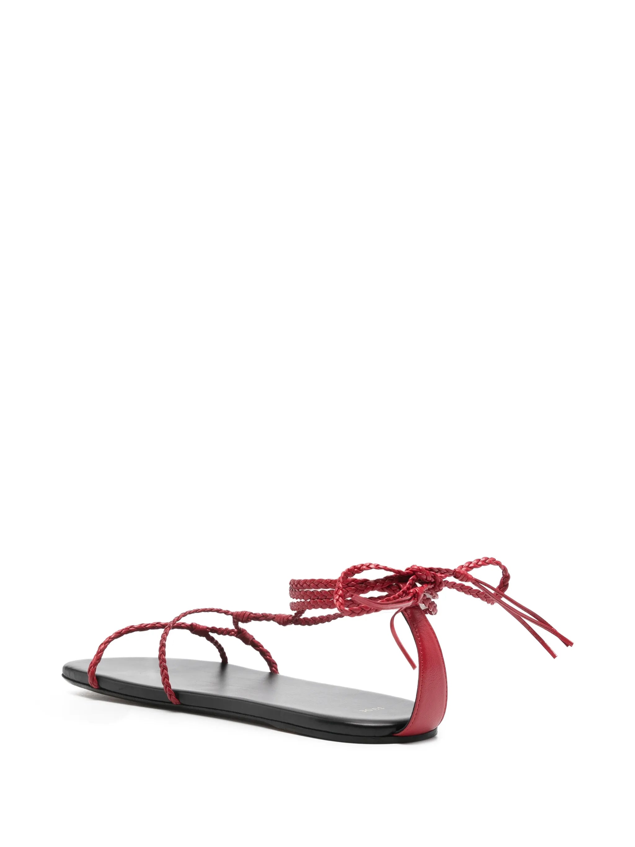 Atlas woven flat sandals